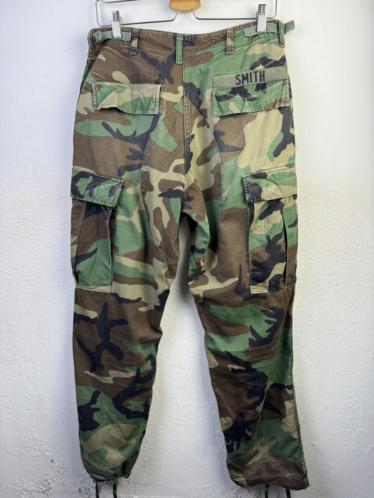 Vintage Vintage Military Pants Men's Medium Green Camo Trousers Size US 32 / EU 48 - 7 Thumbnail