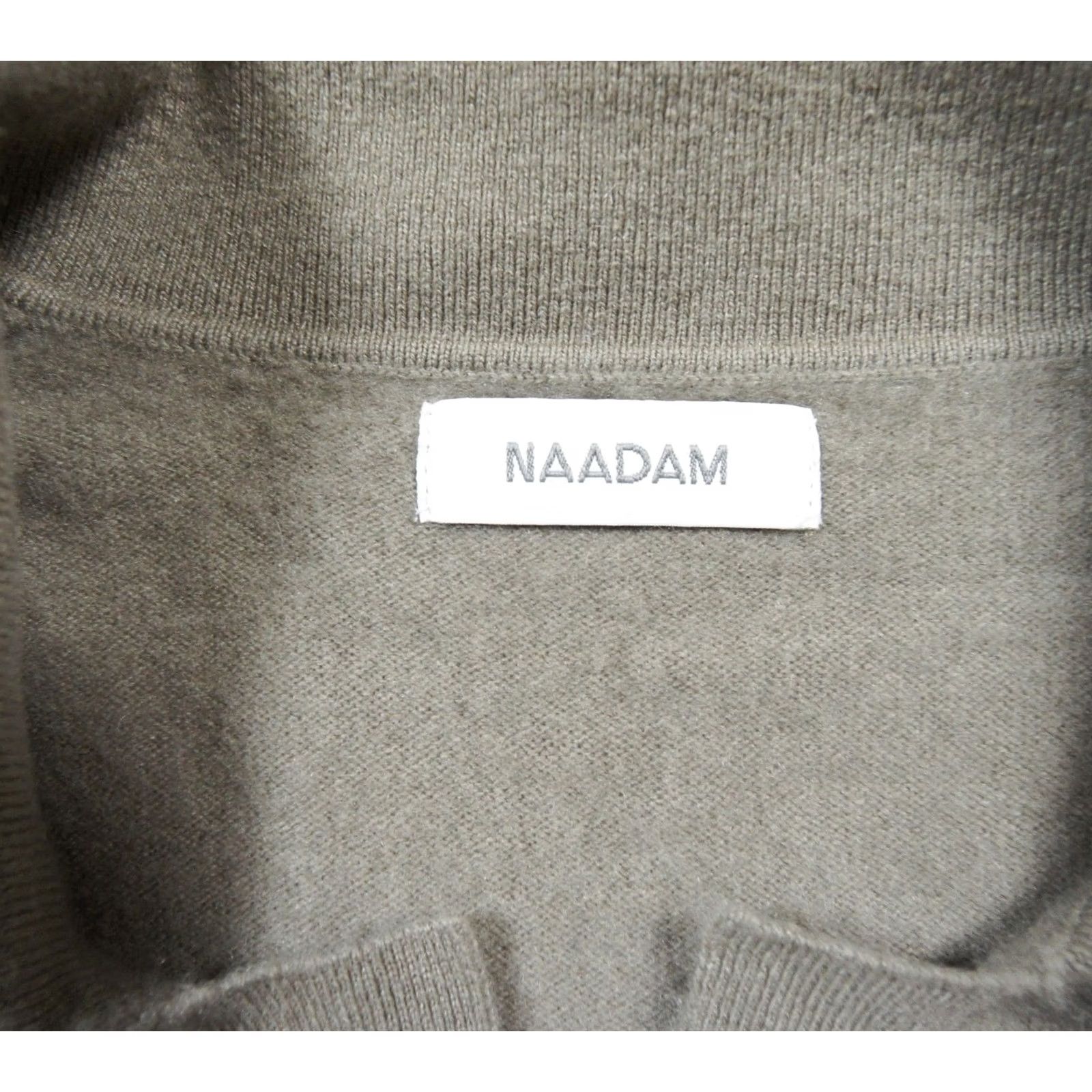 J.Crew NAADAM Sweater Womens Medium Gray Knit Long Sleeve Collared Cashmere Ladies Size M / US 6-8 / IT 42-44 - 5 Thumbnail