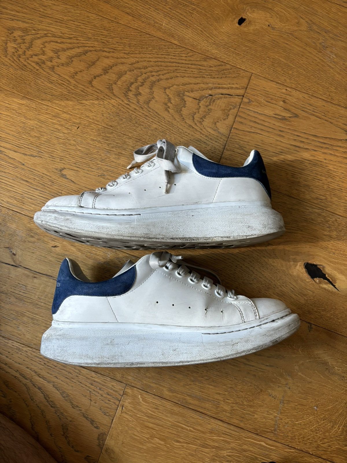 image of Alexander Mcqueen Oversized Sneakers in White, Men's (Size 9)