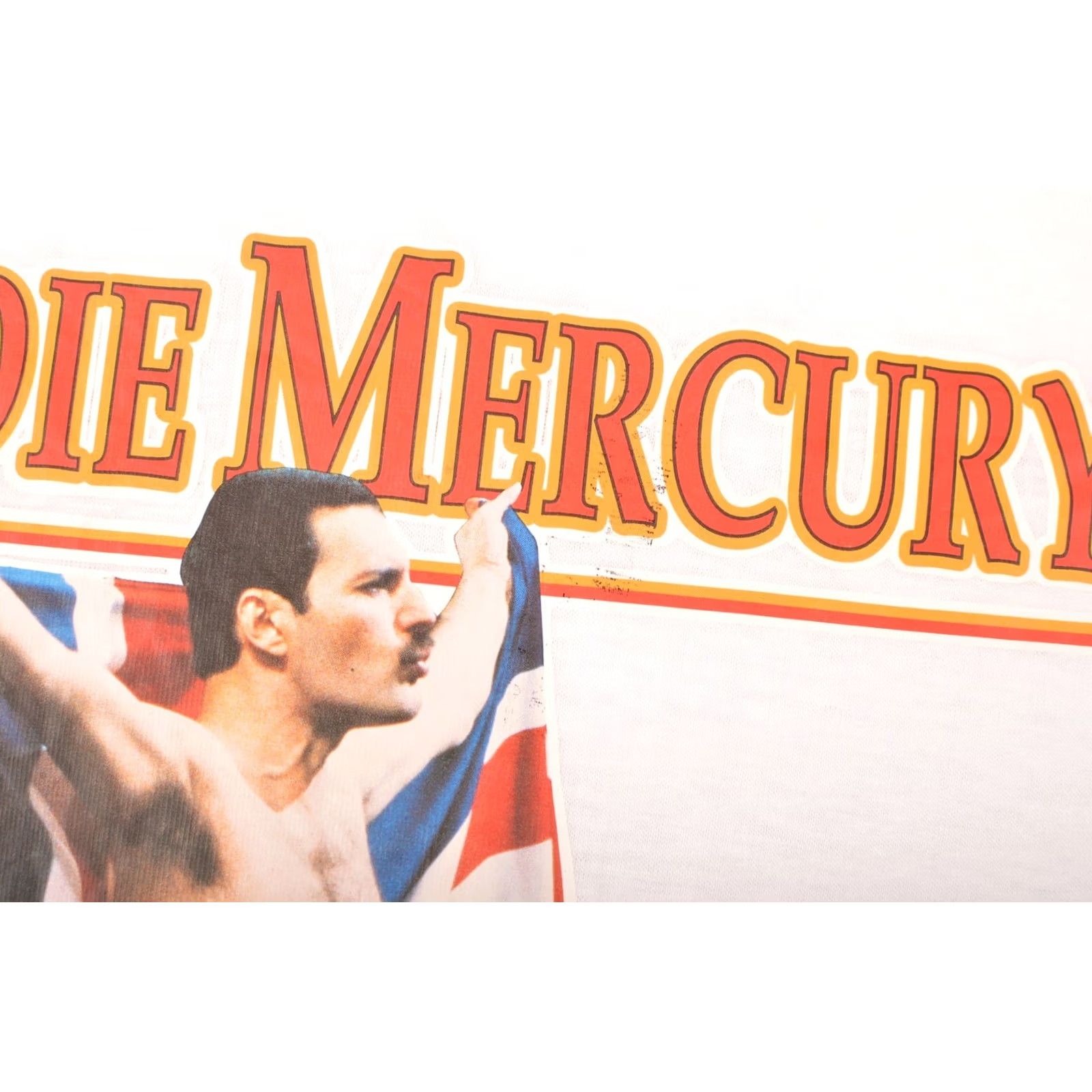 Vintage Top Line Lemon Collection Freddie Mercury T-Shirt L 1992 Mercury Songs LTD White Mens Size US L / EU 52-54 / 3 - 3 Thumbnail