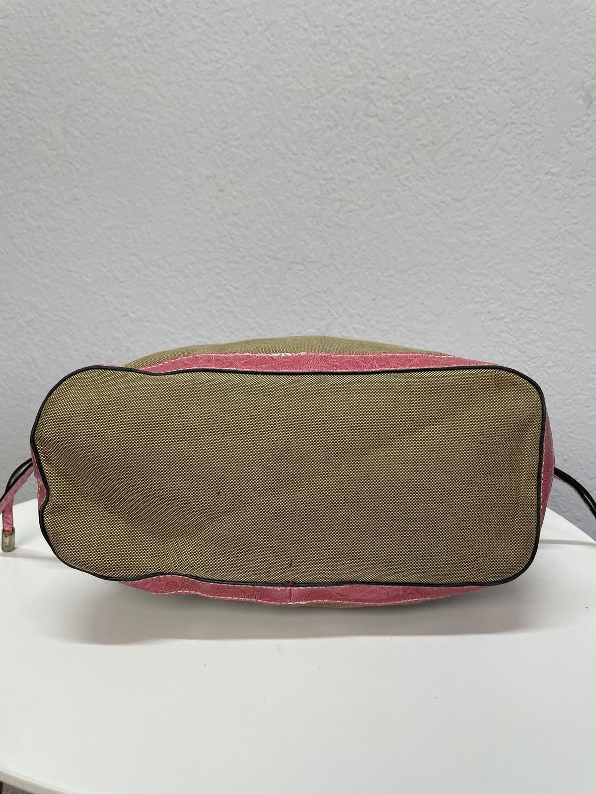 Guess Rare Y2K Vintage Guess Pink Baguette Shoulder Bag Denim Size ONE SIZE - 10 Thumbnail