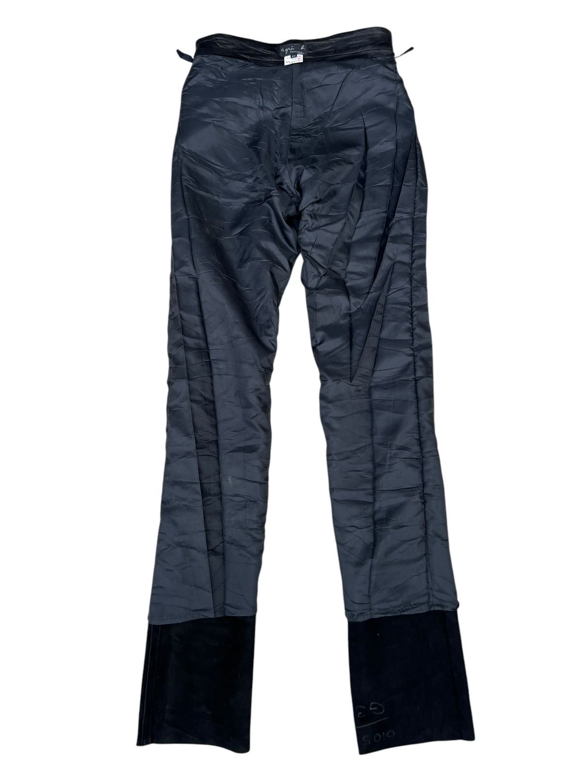 agnes b. VTG Agnes B. Homme Paris France Napa Sheepskin Leather Jeans Size US 28 / EU 44 - 23 Thumbnail