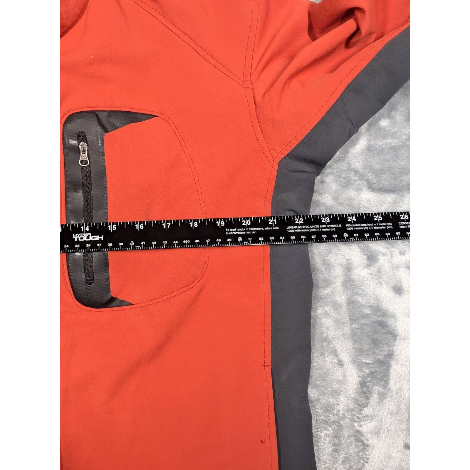 Marmot Marmot Mens Medium Softshell Jacket Orange Gray Full Zip Lined Fleece Hiking Size US M / EU 48-50 / 2 - 3 Thumbnail