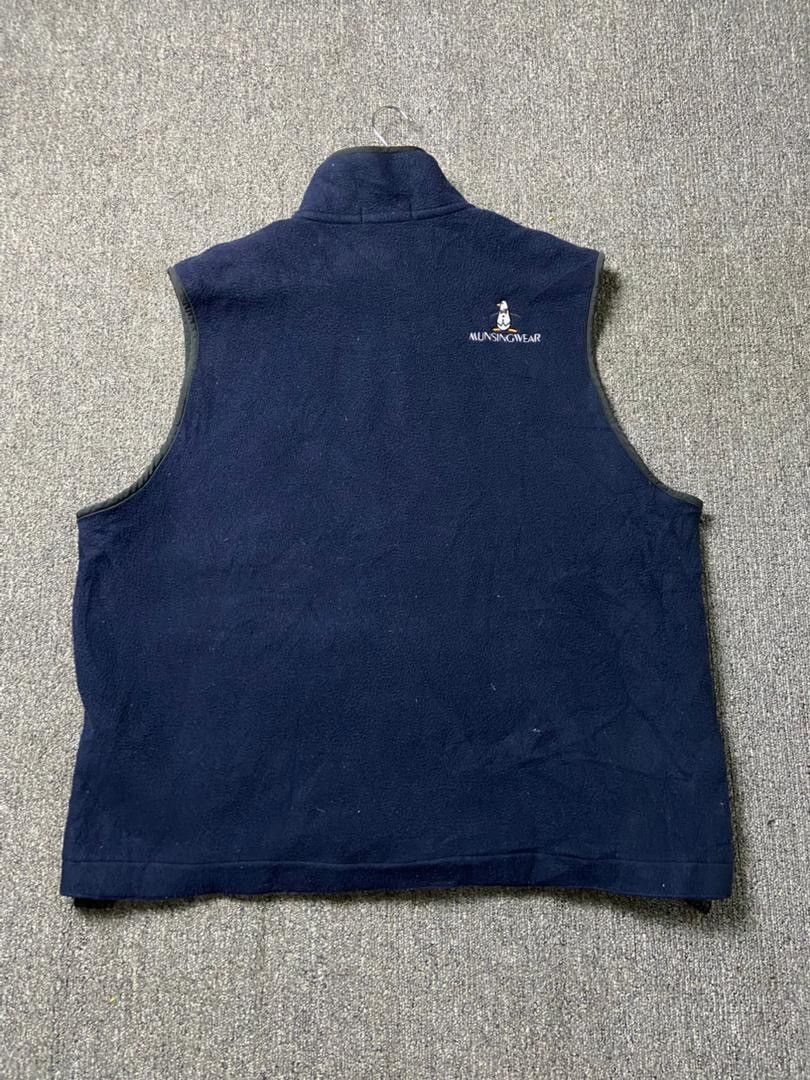 Japanese Brand Munsingwear Grandslam Fleece Zip Up Vest (187) Size US L / EU 52-54 / 3 - 2 Thumbnail