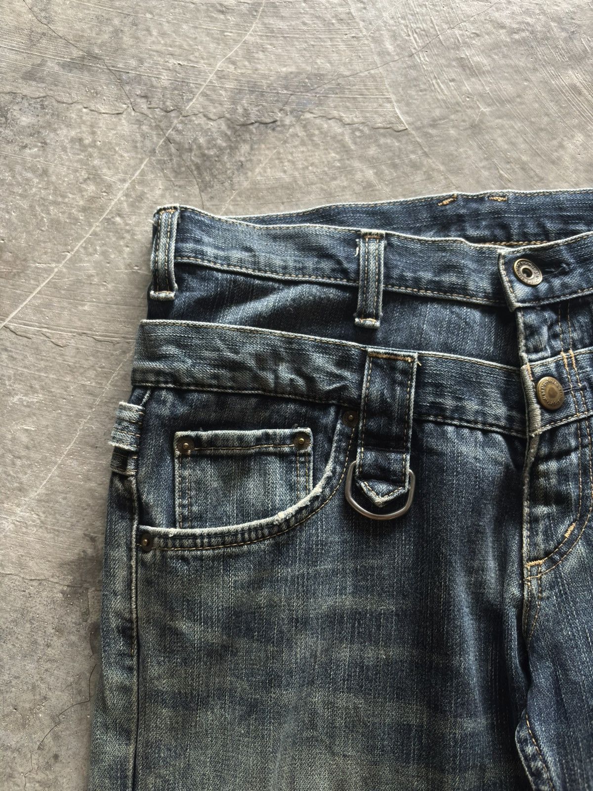 Japanese Brand DOUBLE WAIST WRANGLER japanese punk grunge ppfm style Size US 32 / EU 48 - 8 Thumbnail
