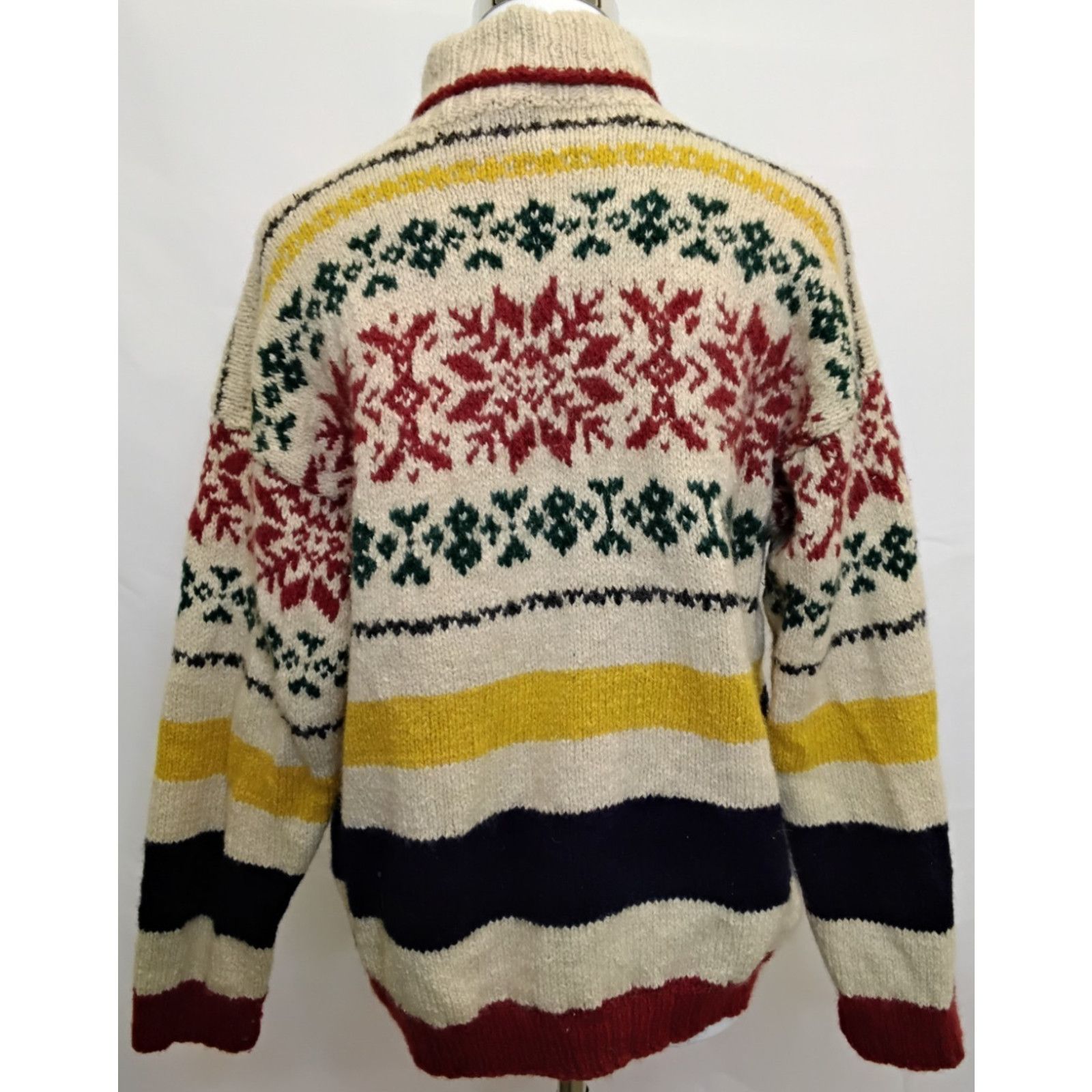 Ralph Lauren Ralph Lauren Country Sweater Women's Med Fair Isle Handknit Size M / US 6-8 / IT 42-44 - 3 Thumbnail