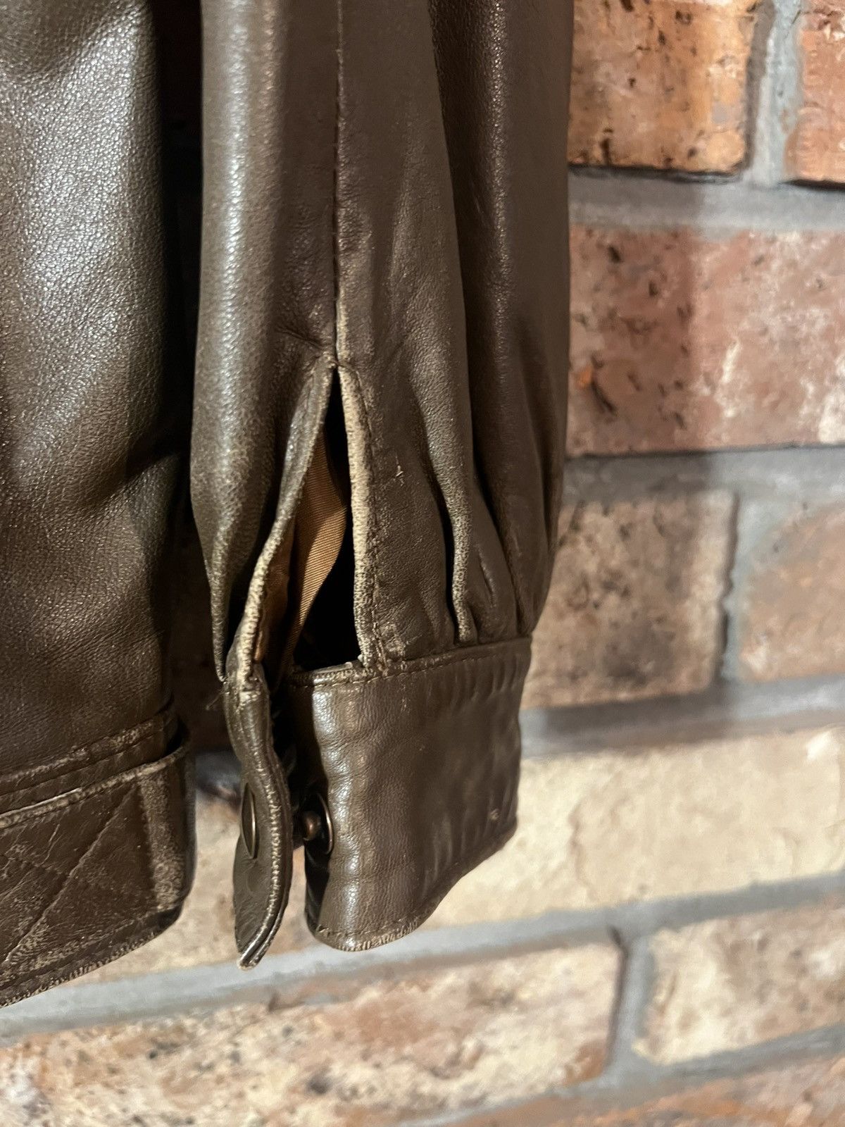 Other St Michael Leather Jacket Vintage Size US S / EU 44-46 / 1 - 4 Thumbnail