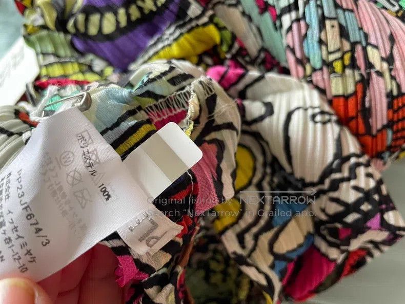 Issey Miyake Issey Miyake size:3 Graffiti Chicken Leg Pants Size 22" - 4 Thumbnail