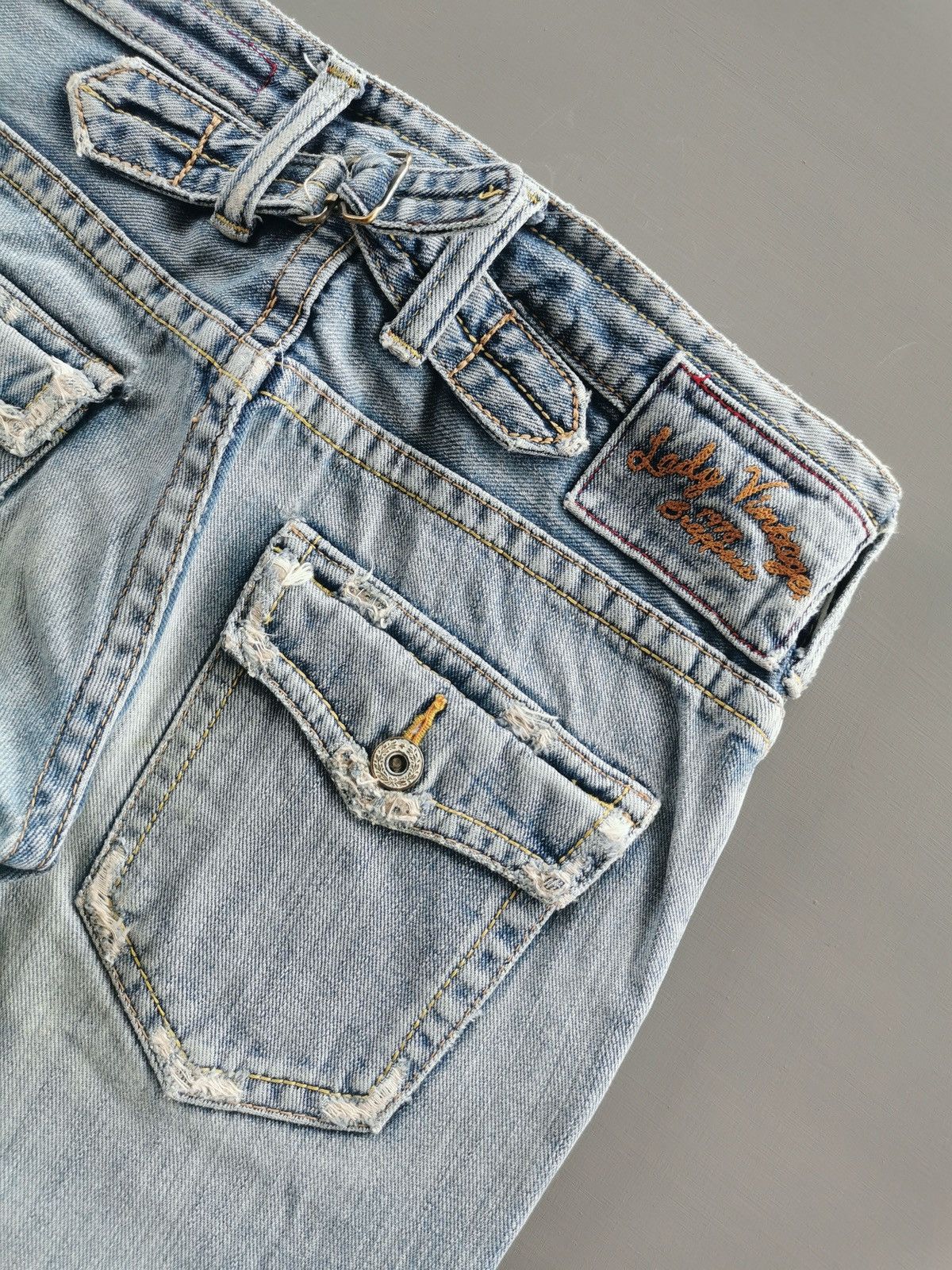 Japanese Brand Flared Bootcut Lady Vintage Brappers Japan Jeans Size 30" / US 8 / IT 44 - 10 Thumbnail