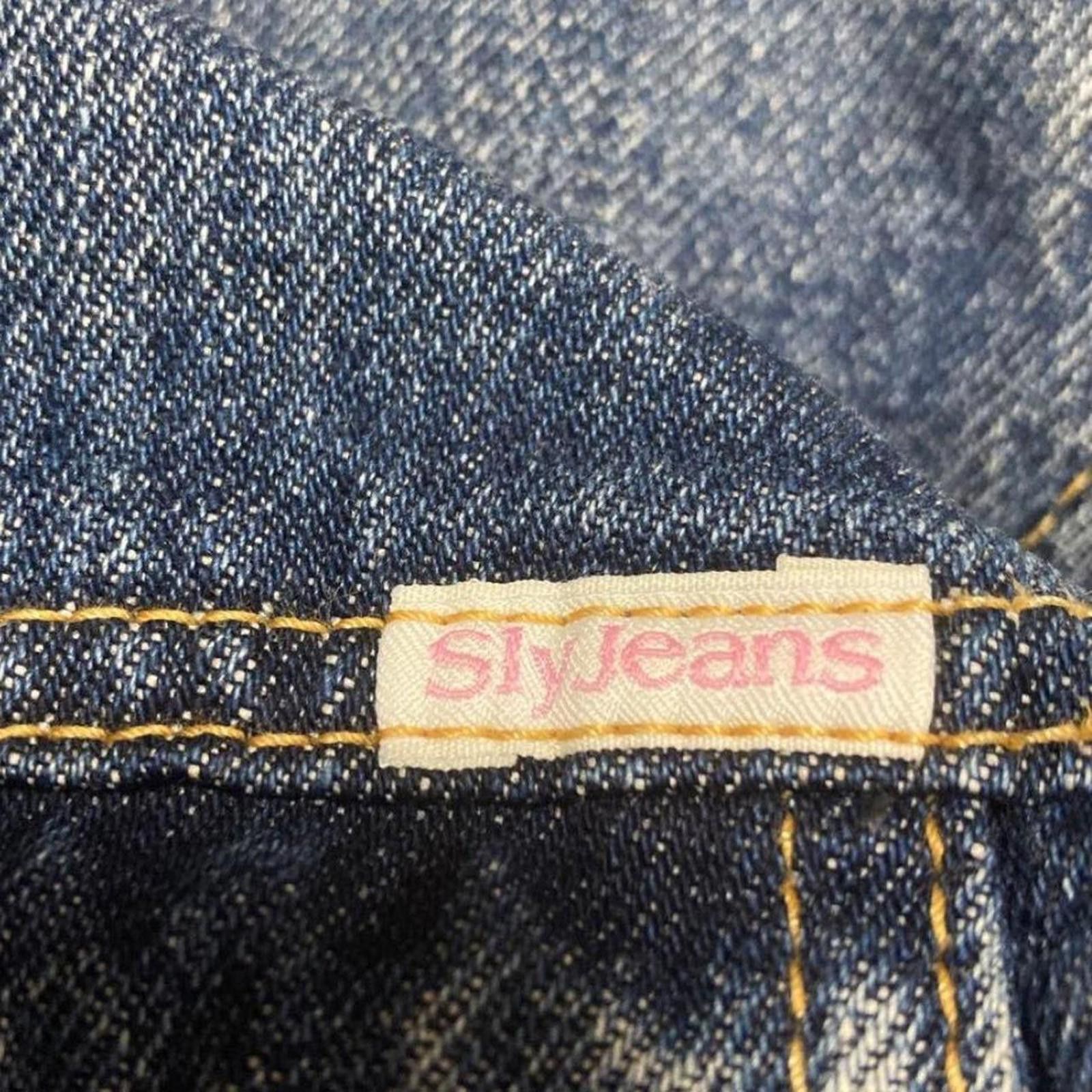 Other Vintage 2000s biker style denim jacket with back zipper Size XS / US 0-2 / IT 36-38 - 6 Thumbnail