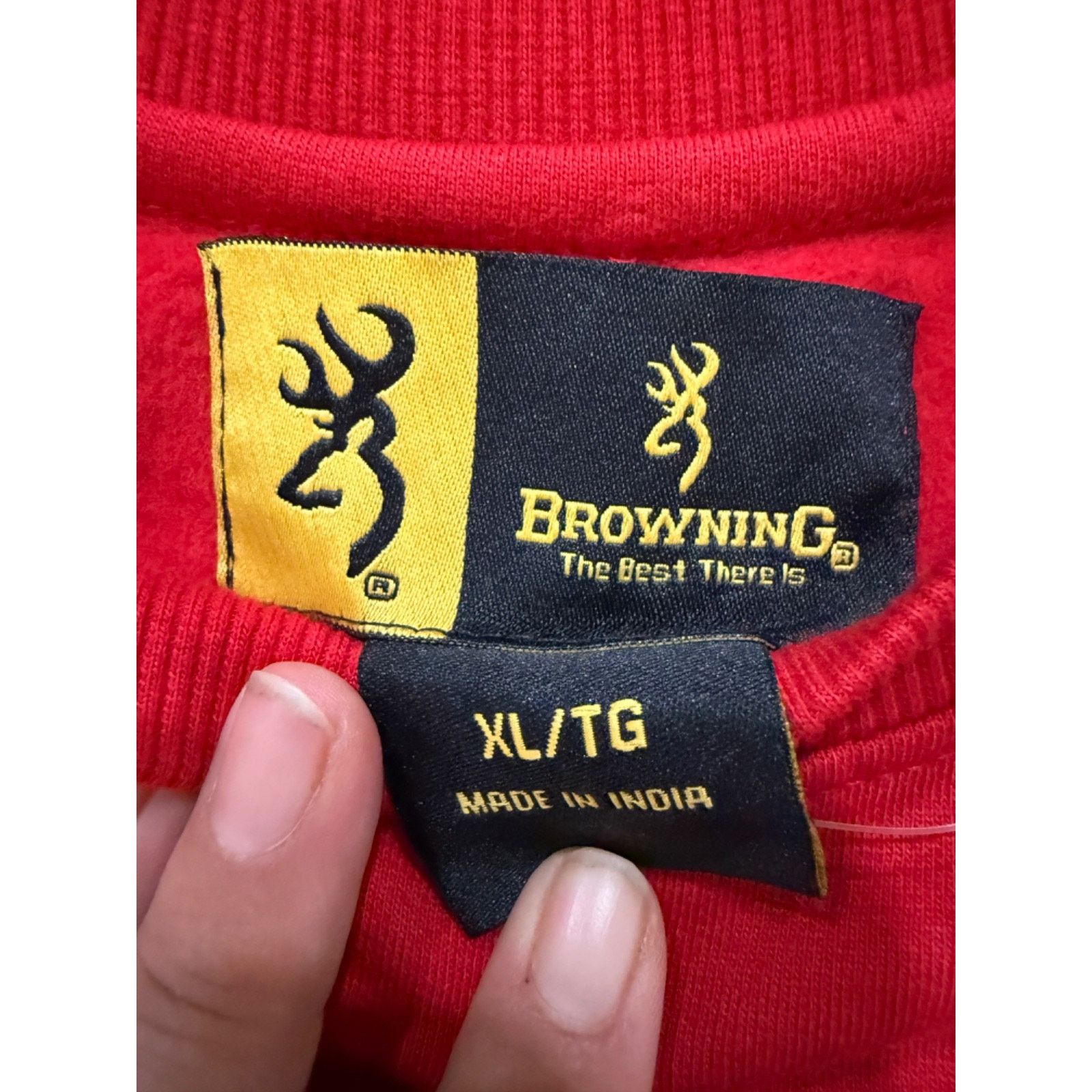 & Other Stories Browning Christmas Sweatshirt L/XL Red Firearms Reindeer Size US L / EU 52-54 / 3 - 8 Thumbnail