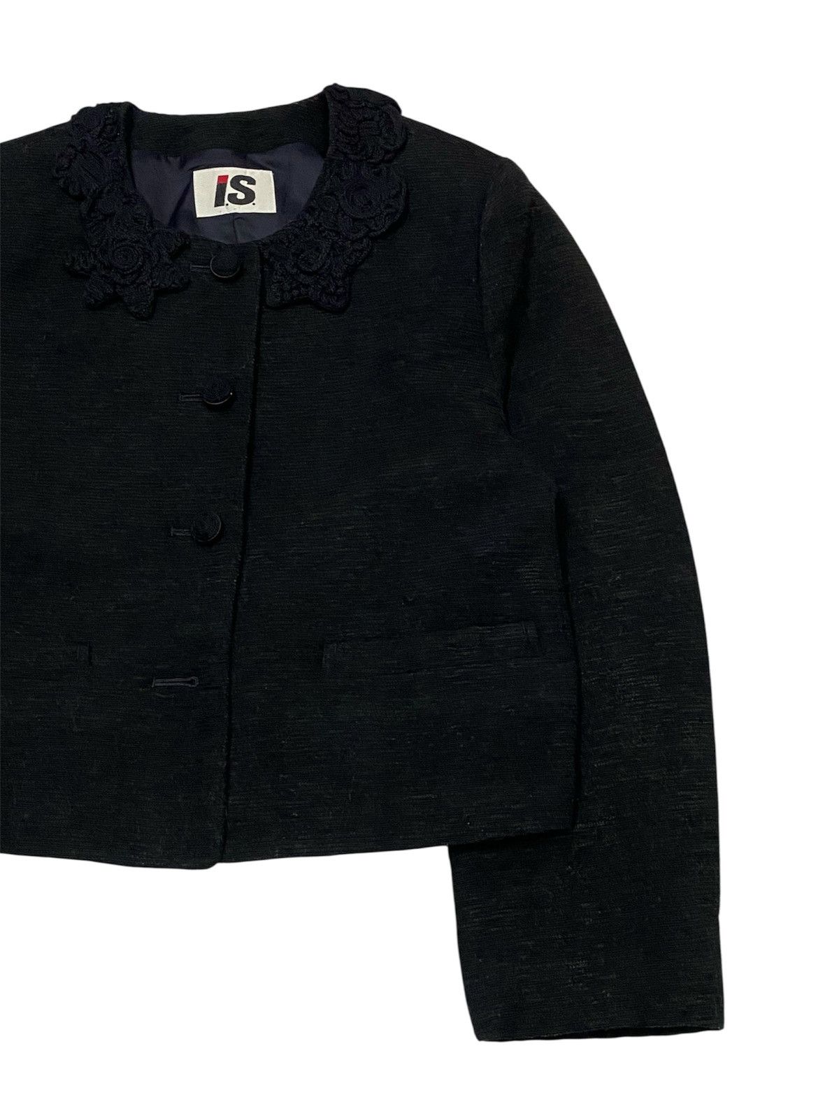 Issey Miyake Vintage Issey Miyake Petite Floral Knit Jacket Size M / US 6-8 / IT 42-44 - 7 Thumbnail