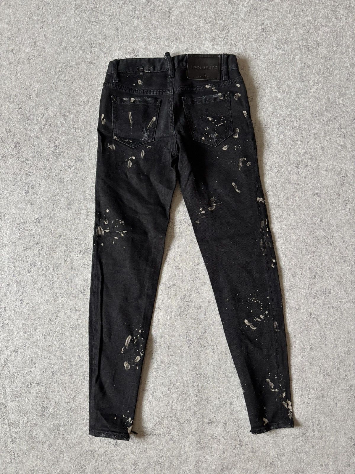 Designer × Dsquared2 DSQUARED2 SUPER SKINNY DISTRESSED JEANS Size 25" / US 0 / IT 36 - 2 Thumbnail