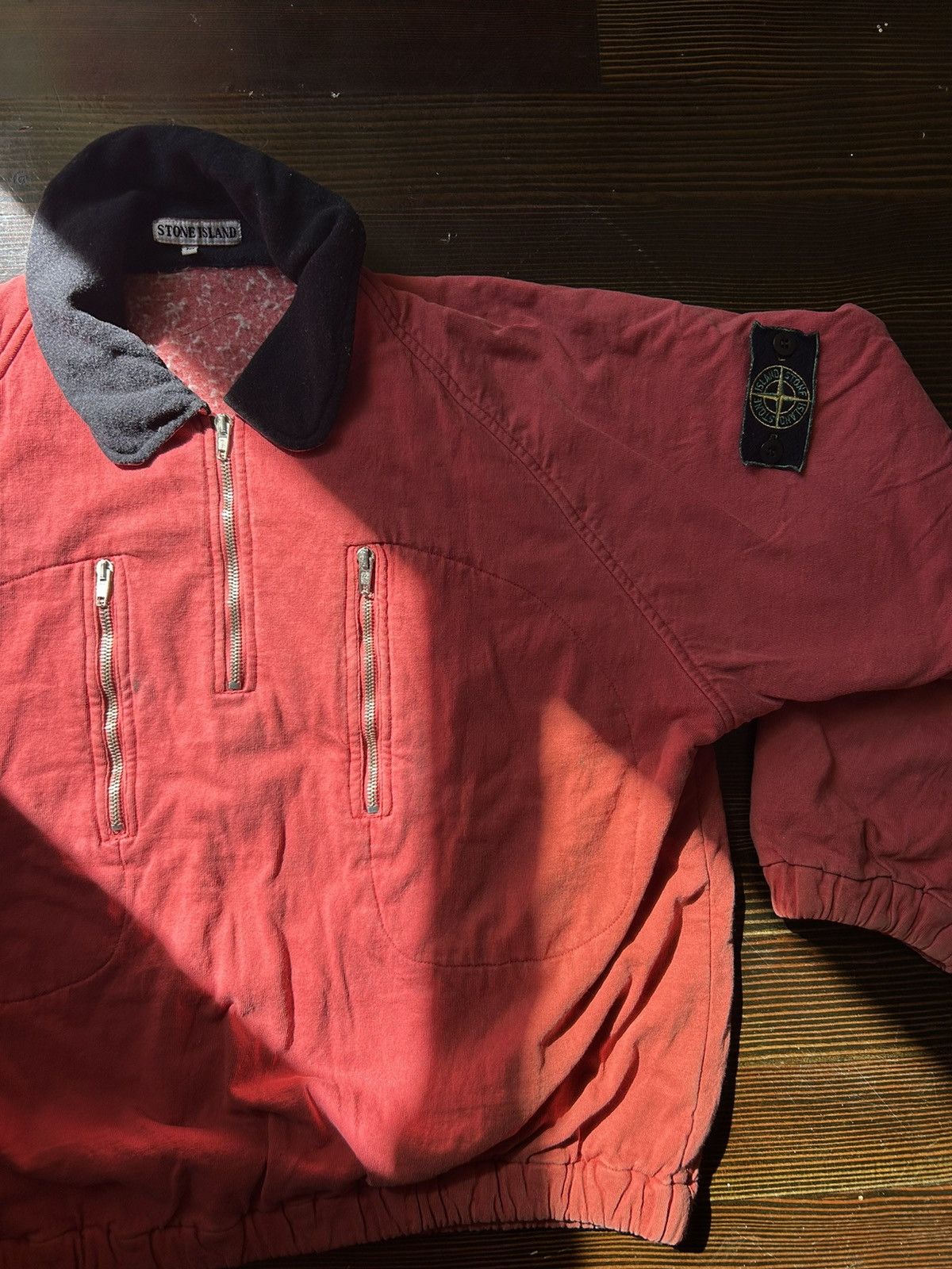 C.P. Company × Massimo Osti × Stone Island Vintage Stone Island Lungs Sweater Size US L / EU 52-54 / 3 - 2 Thumbnail