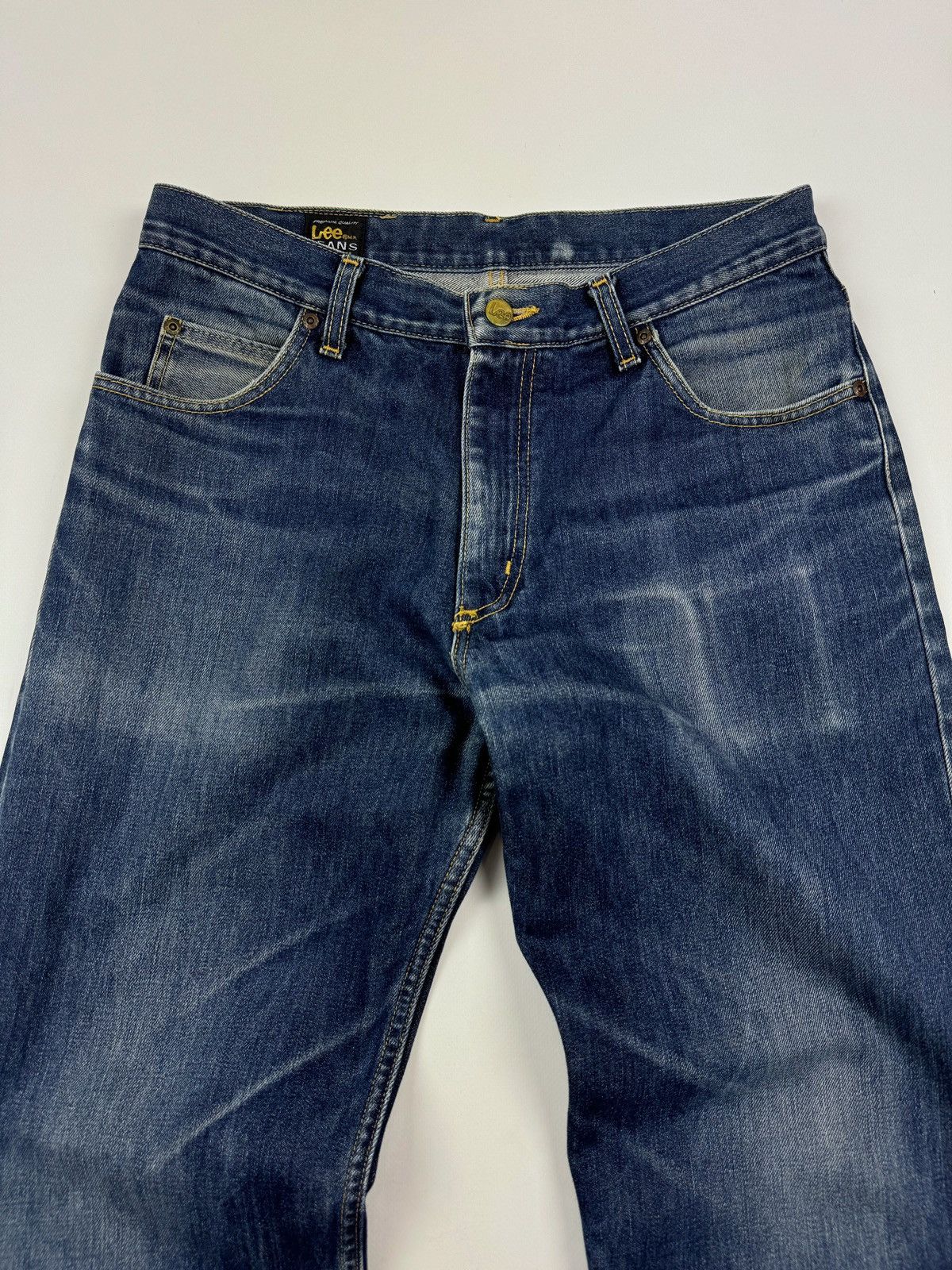 Lee 1990’s Vintage Faded Lee Brooklyn Jeans Pants Size US 34 / EU 50 - 5 Thumbnail
