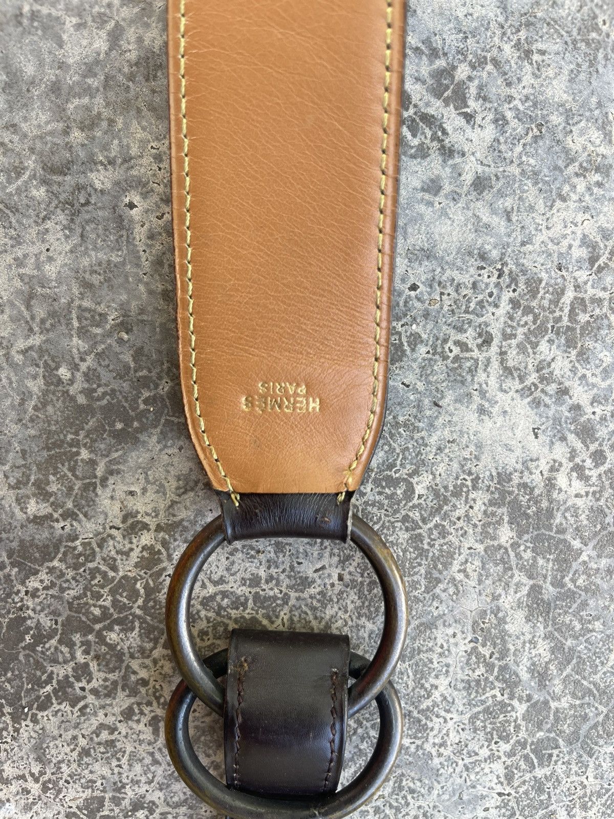 Hermes × Vintage Hermes Paris Leather Belt Size ONE SIZE - 13 Thumbnail