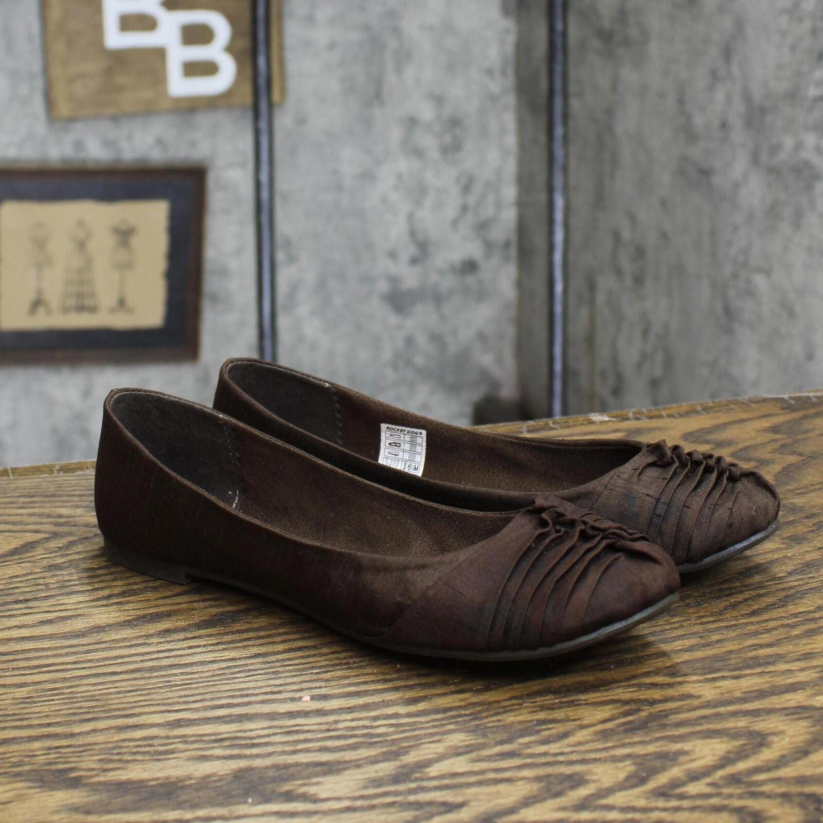 Other Rocket Dog Womens Toe Fabric Flats 167416abf0f6fb Brown 6.5M Size US 6.5 / IT 36.5 - 1 Thumbnail