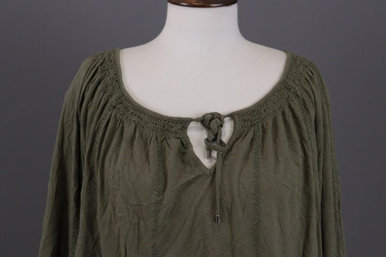 Lauren Ralph Lauren Lauren Ralph Lauren Gren Lagenlook Tunic Shirt Size 2XL Size XXL / US 16-18 / IT 52-54 - 3 Thumbnail