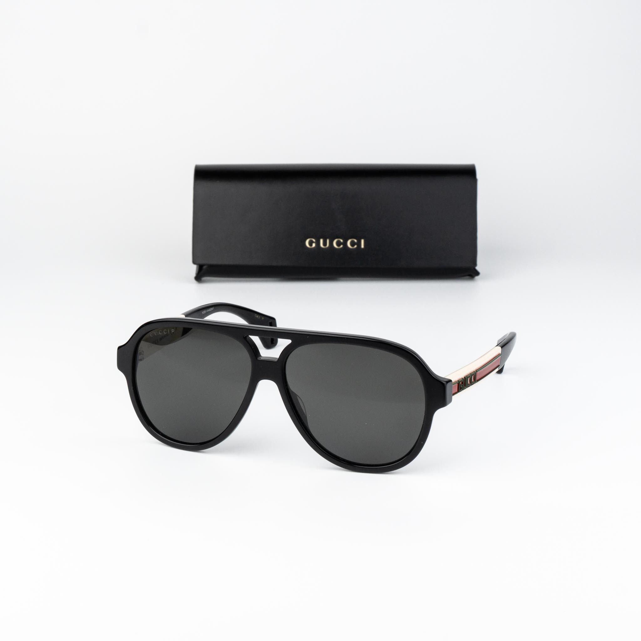 Gucci Gucci Men Sunglasses Black Pilot GG0463S 002 NEW AUTHENTIC Size ONE SIZE - 1 Thumbnail