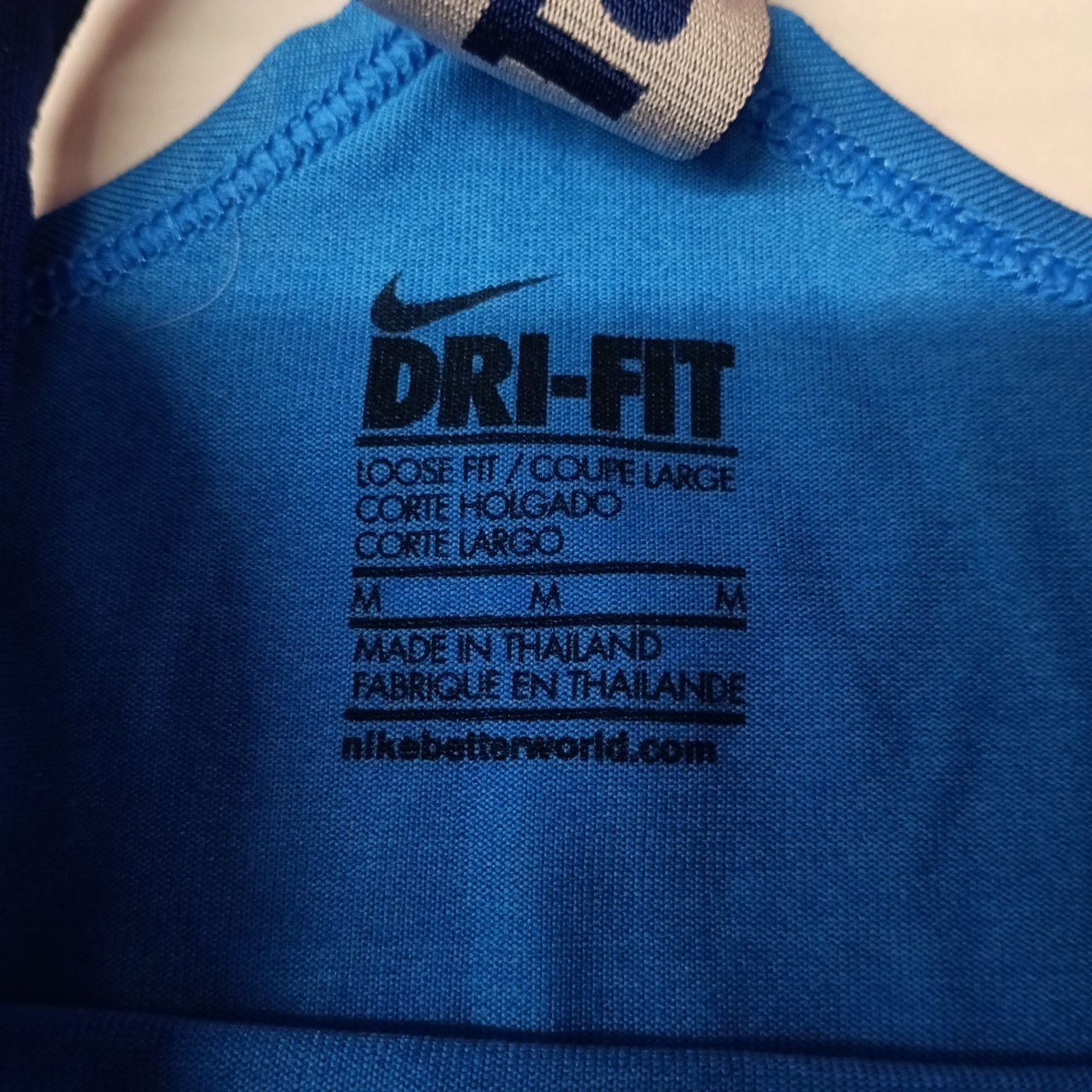 Nike Nike Dri-Fit Just Do It Blue Racer Back Women’s Tank Top M Size M / US 6-8 / IT 42-44 - 2 Thumbnail