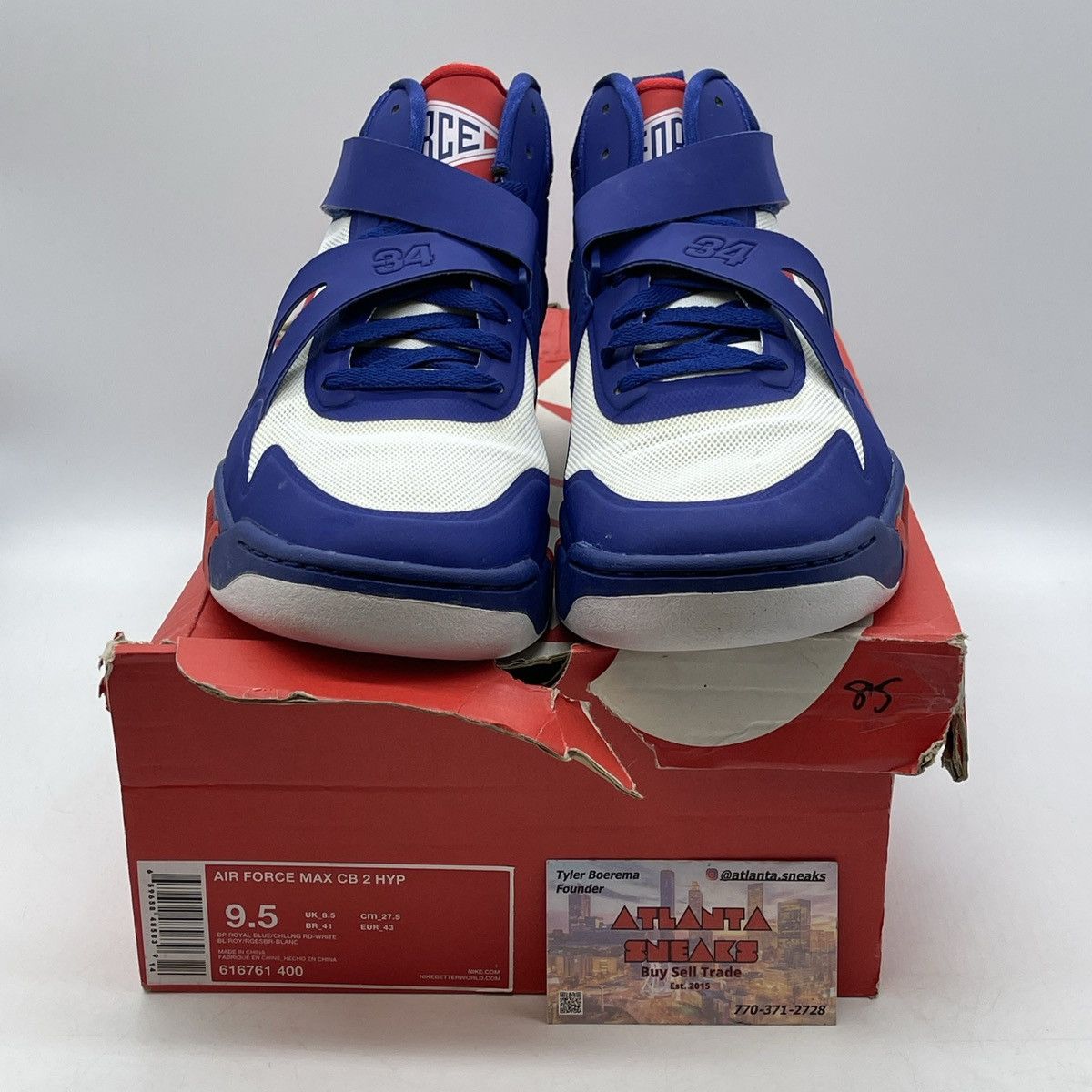 Nike Air Force Mac CB 2 hyperfuse deep roya Size US 9.5 / EU 42-43 - 2 Thumbnail