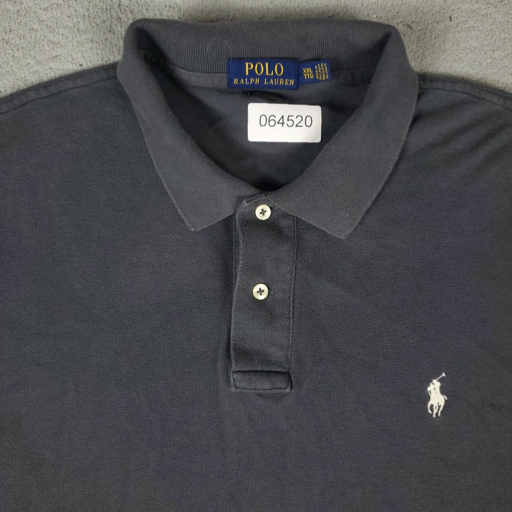 Ralph Lauren Ralph Lauren Polo Shirt Men 2XL Gray Solid Classic Fit Pony Short Sleeve Shirt Adult 2XL Mens Polo Size US XXL / EU 58 / 5 - 2 Thumbnail