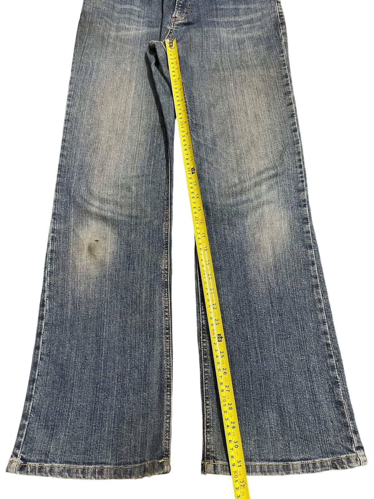 KMRii Vintage Japanese Brand Blue Wash Tight Bootscut Jeans Size US 32 / EU 48 - 13 Thumbnail