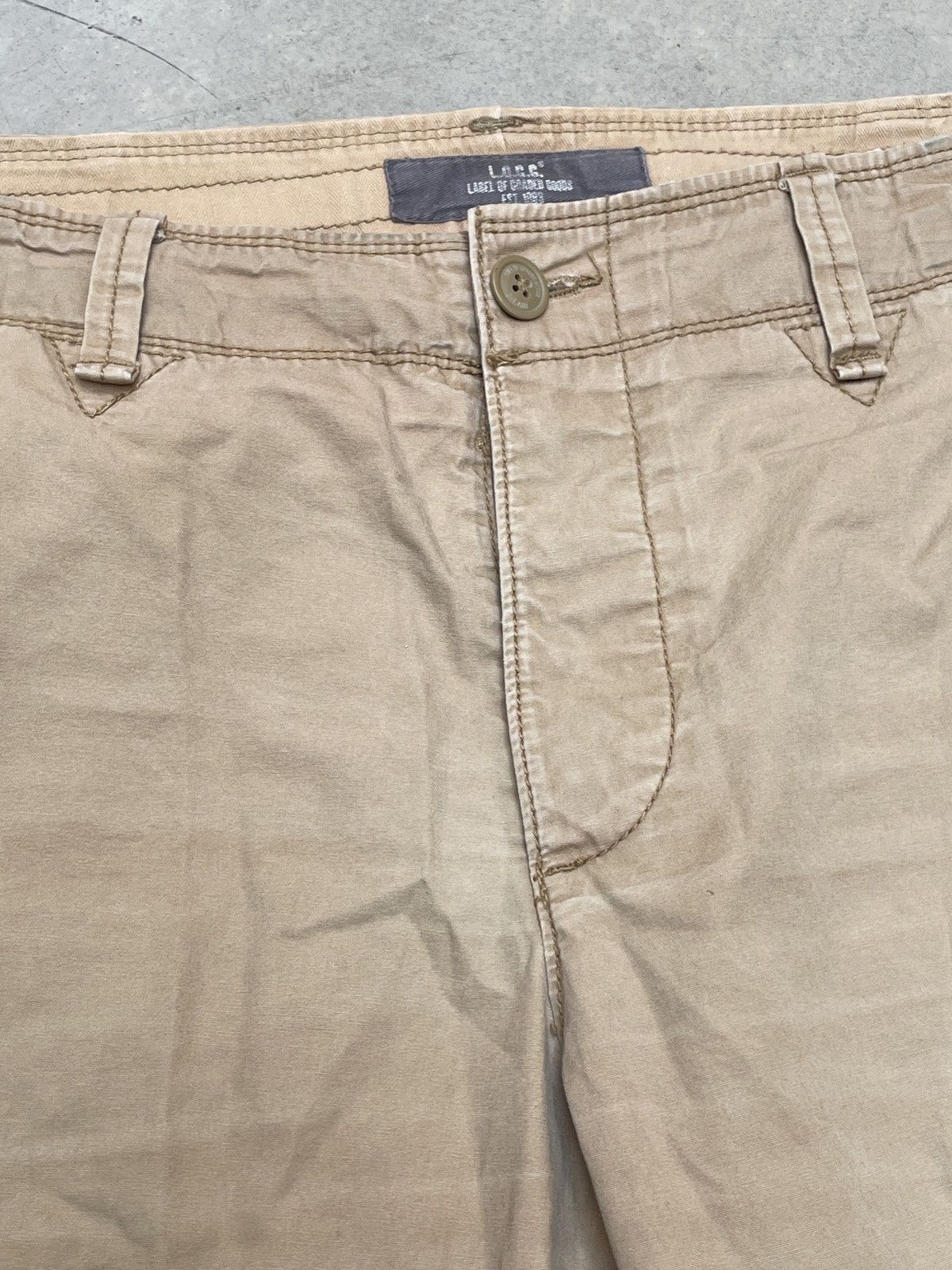 Vintage Vintage Military Cargo Pants Beige Wide Workwear Fit size 36 Size US 36 / EU 52 - 7 Thumbnail