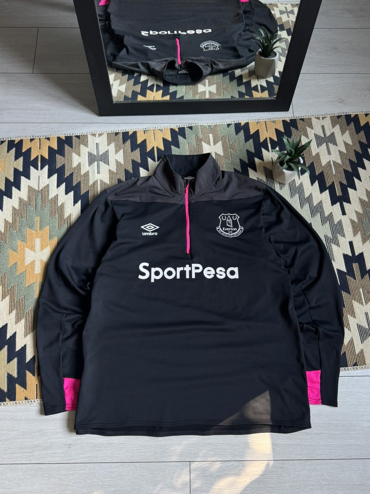 Umbro Umbro Everton 1/3 Zip Training Soccer Longsleve Size US XL / EU 56 / 4 - 1 Thumbnail