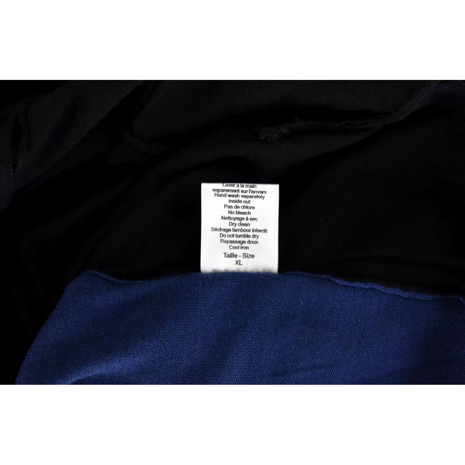 Vintage ZAPA Gilet Jumper Cardigan Men's XL Button Pockets Two Colours Blue Knit Long Sleeve V-Neck Regular Slim/Classic Style Shirt? Size US XL / EU 56 / 4 - 4 Thumbnail