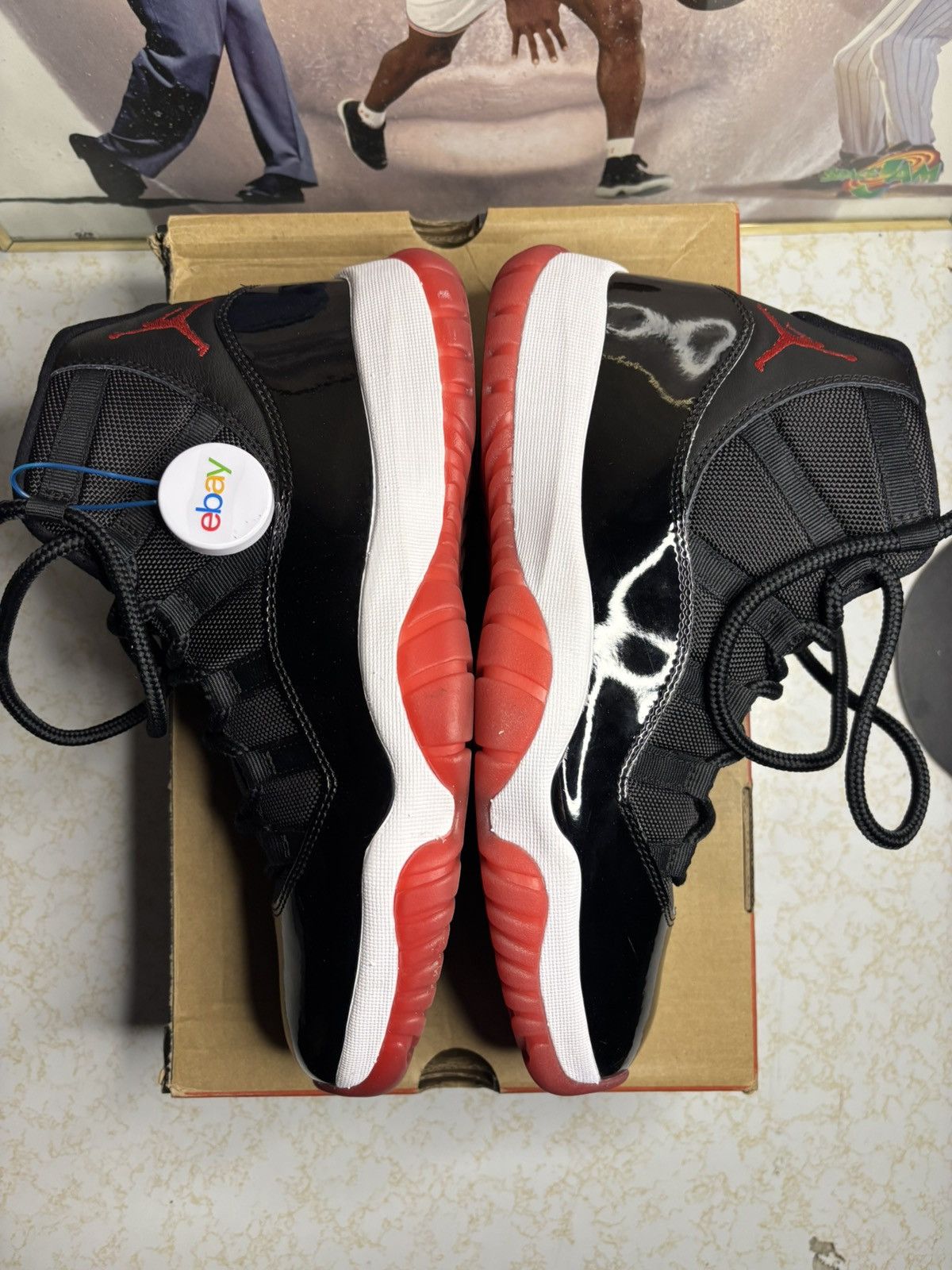 Jordan Brand Air Jordan 11 Bred 2019 Size US 10 / EU 43 - 4 Thumbnail
