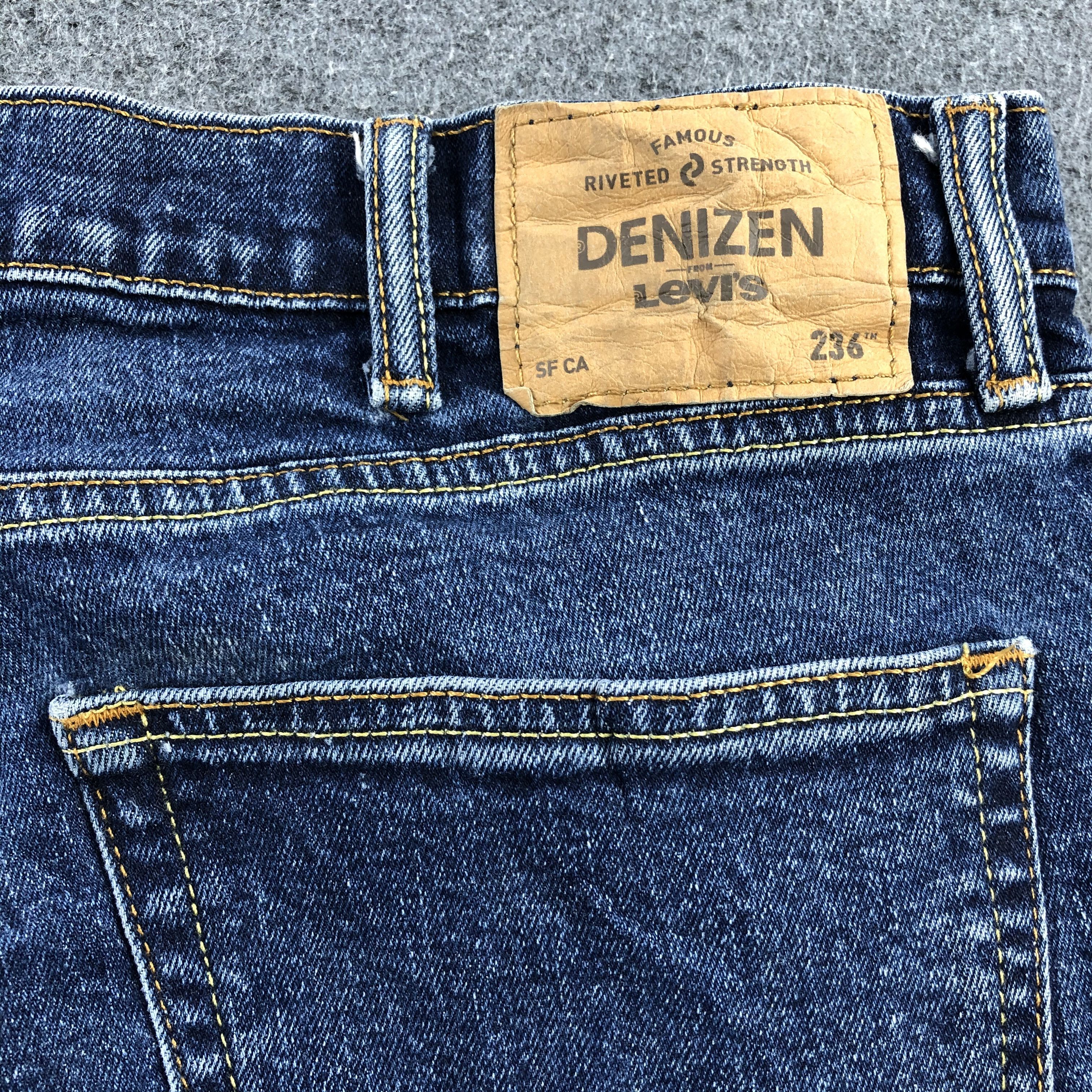 Levi's Vintage Levs 236 Jeans Blue Wash Denim-J1076 Size US 38 / EU 54 - 5 Thumbnail