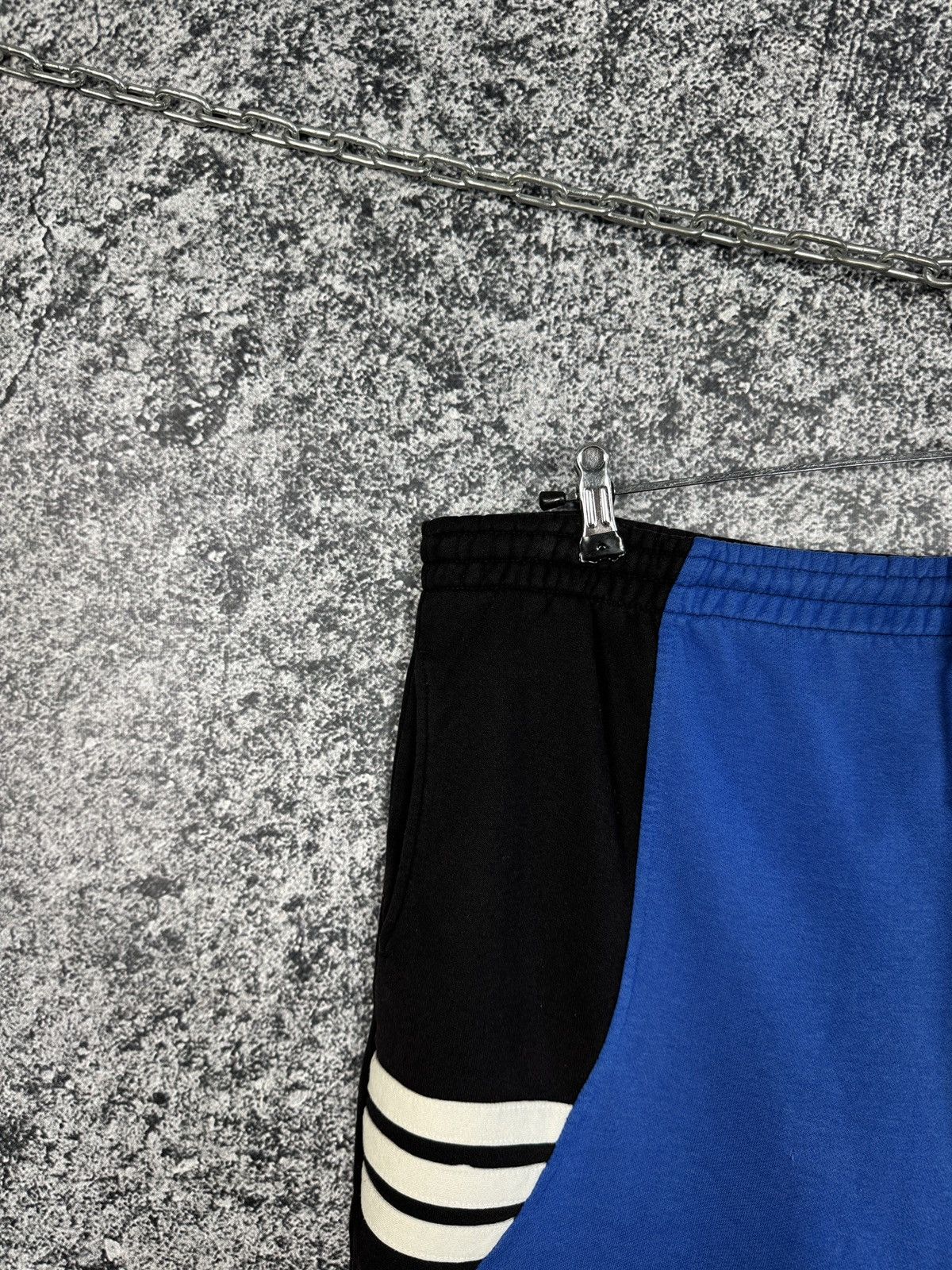 Adidas Adidas Vintage 90s Cotton Shorts Retro Black Blue Size XL Size US 38 / EU 54 - 3 Thumbnail