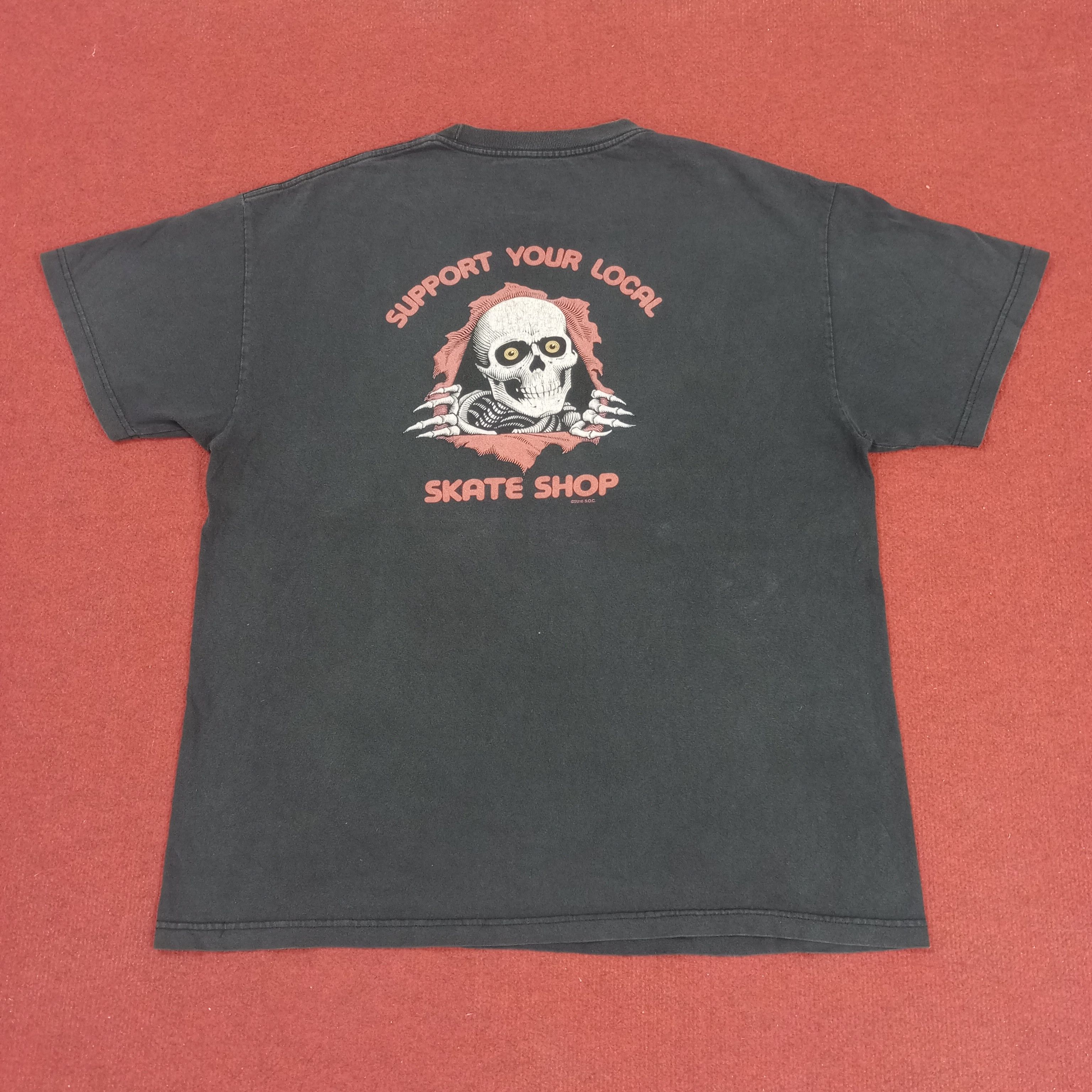 Powell Peralta Skateboard Style Skulls Design Tshirt