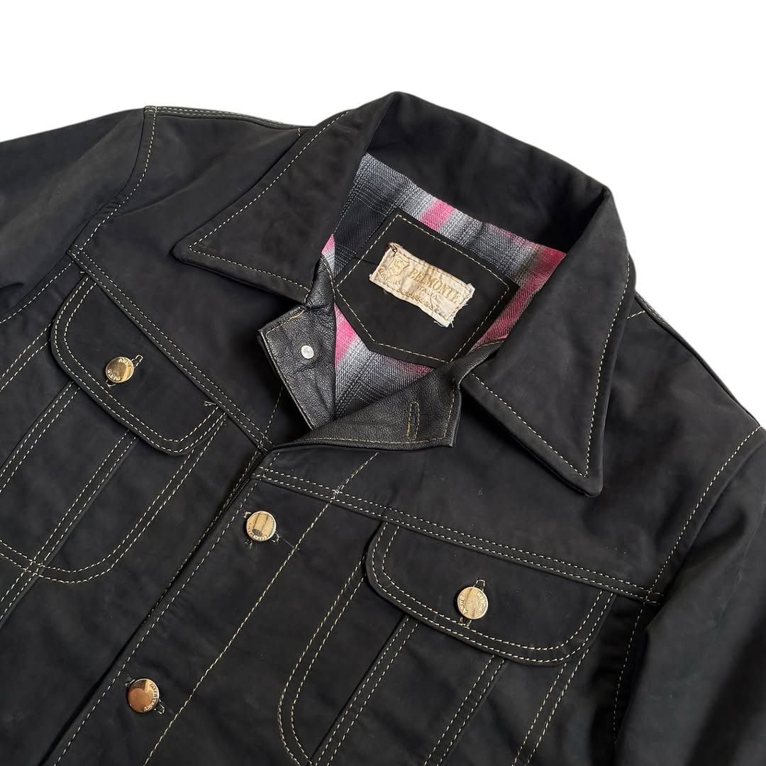 Other Trucker Leather Jacket Size US M / EU 48-50 / 2 - 2 Thumbnail