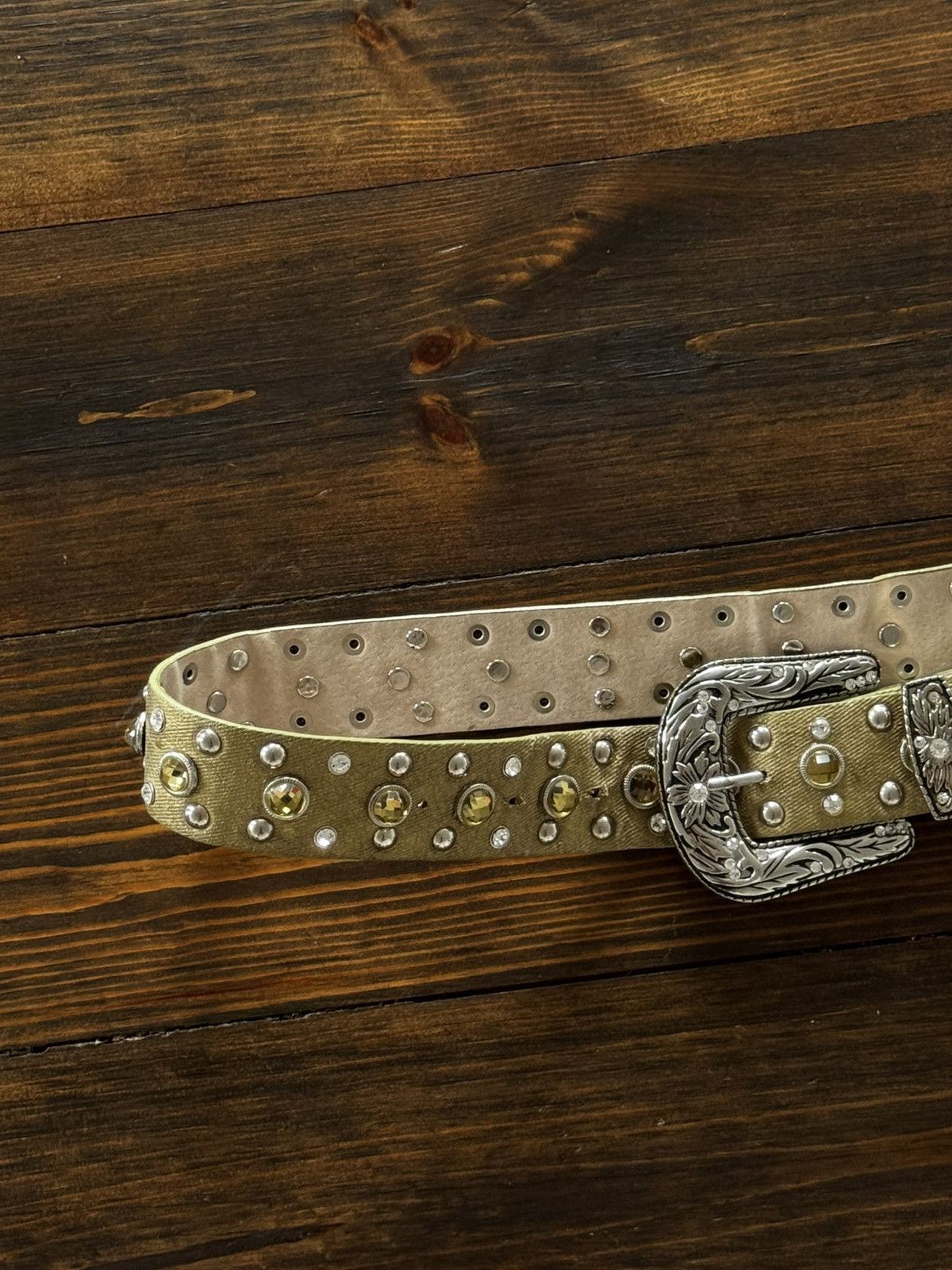 Vintage Belts Y2K Bb.Simon Style Punk Cotton belt Japanese