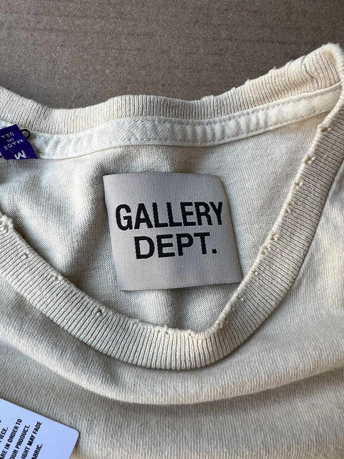 Gallery Dept. Gallery Dept. Only Way Out is In Tee Archival White Size US M / EU 48-50 / 2 - 4 Thumbnail