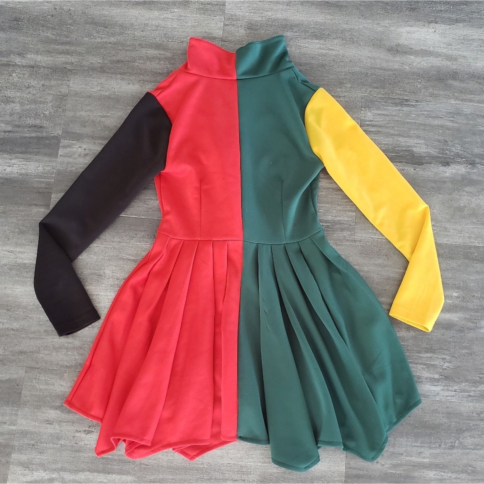 Other Jamaican Colorblock Adult Cosplay Costume Size ONE SIZE - 2 Thumbnail