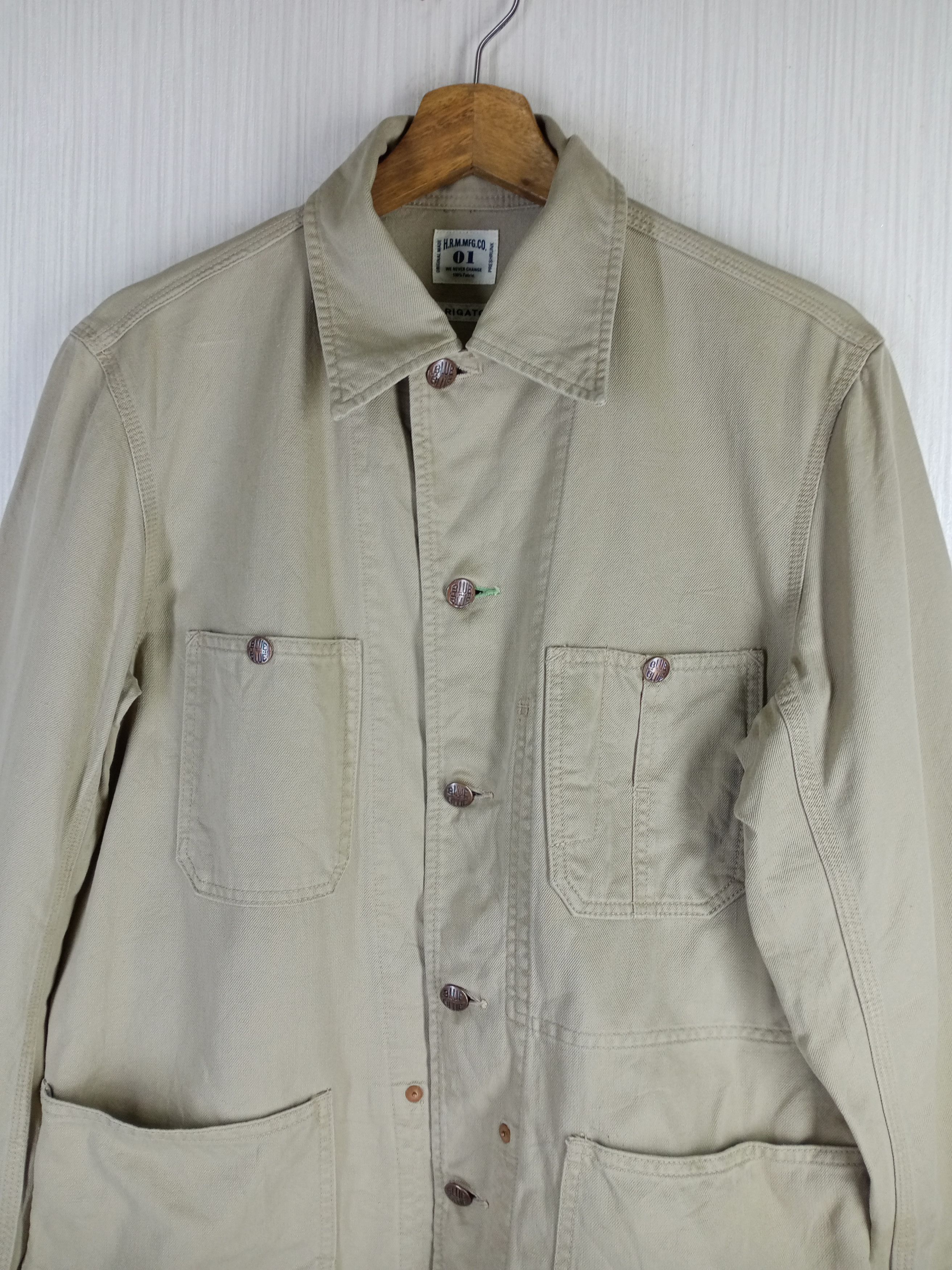 Blue Blue Japan VINTAGE BLUE BLUE JAPAN H.R MARKET ARIGATO JACKET Size US M / EU 48-50 / 2 - 6 Thumbnail