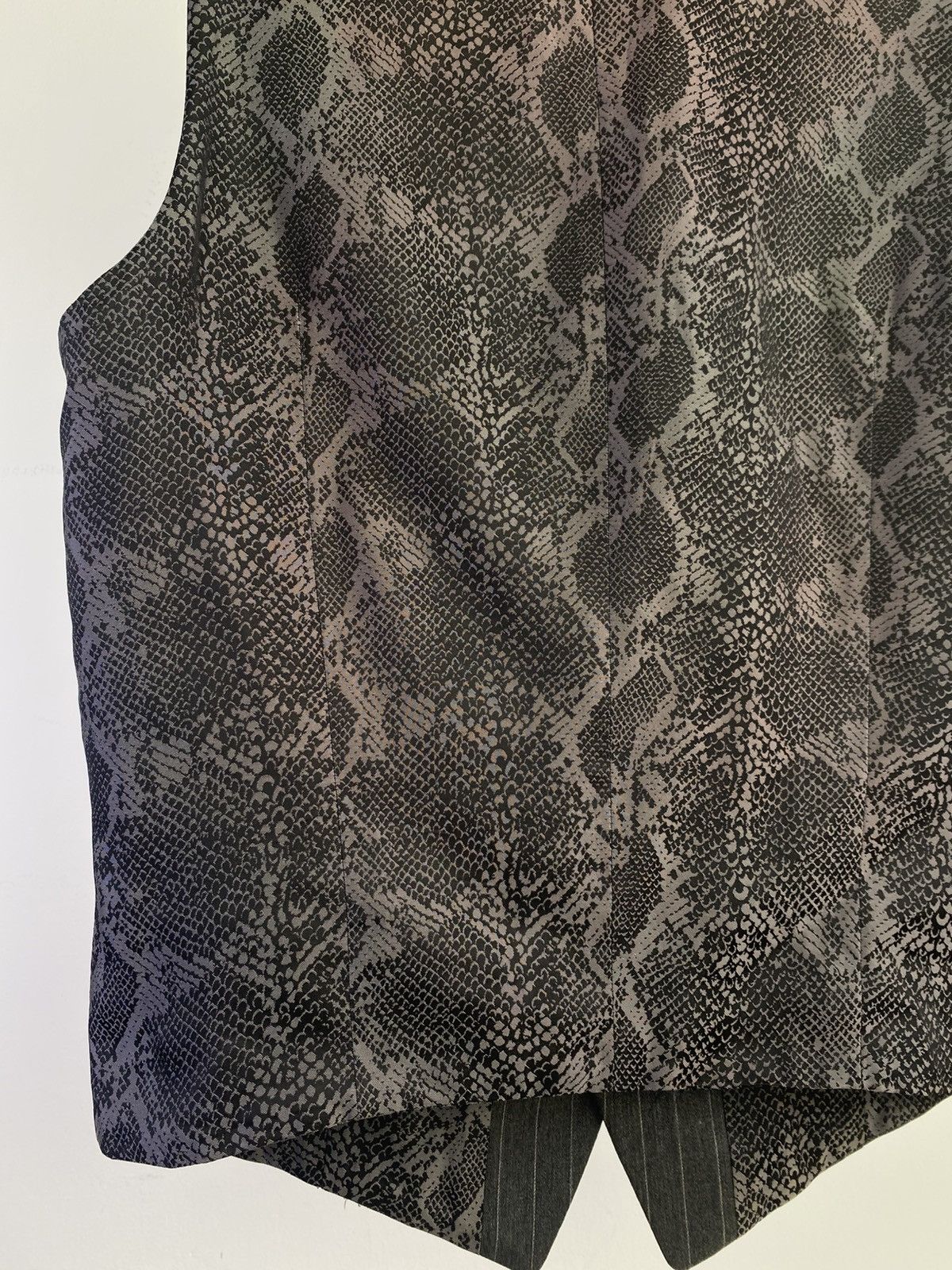 Shellac Shellac Avant-garde Snake Print Back Panel Vest Japan Size US M / EU 48-50 / 2 - 11 Thumbnail