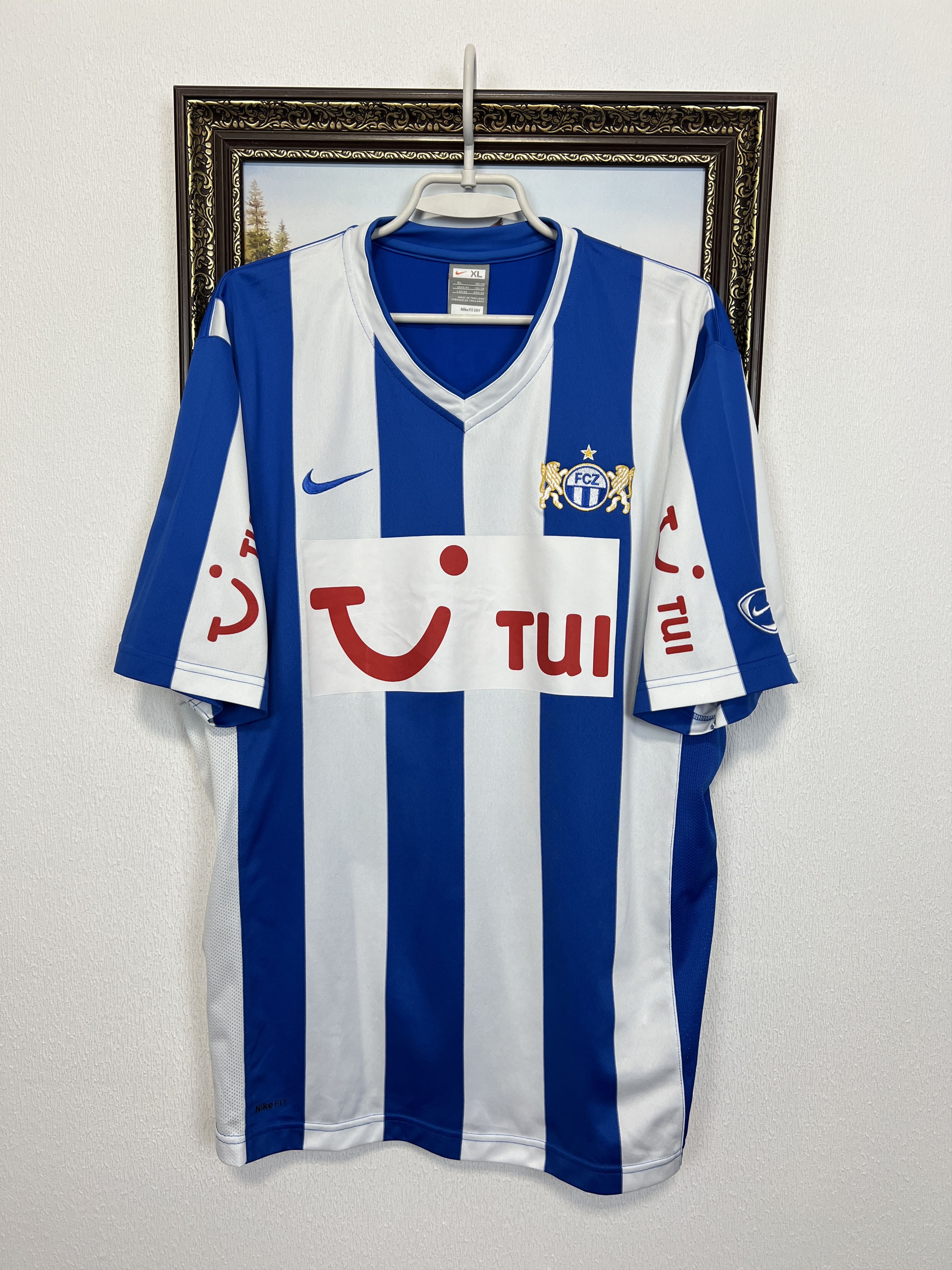 Nike Zurich Away football shirt 2007 Soccer Jersey Trikot Rare Size US XL / EU 56 / 4 - 1 Thumbnail