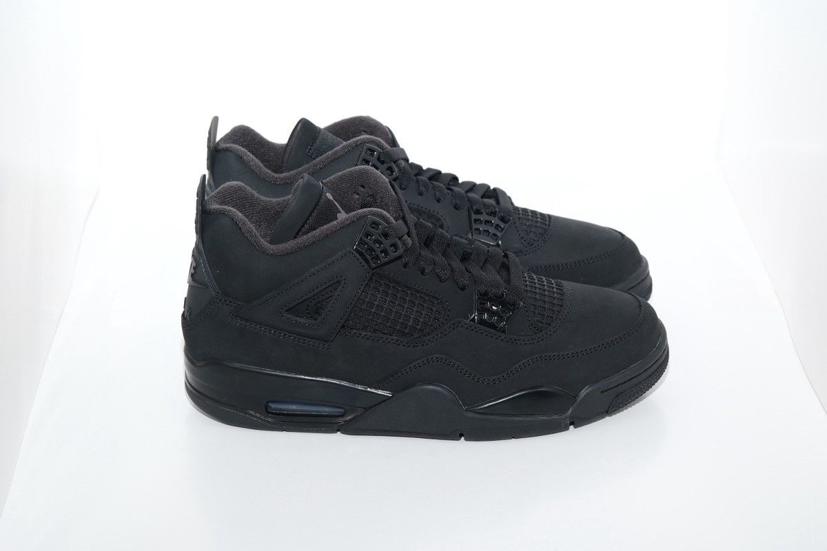 Jordan Brand JORDAN 4 BLACK CAT (2025) 100% AUTHENTIC SIZE 12 IN HAND Size US 12 / EU 45 - 3 Thumbnail