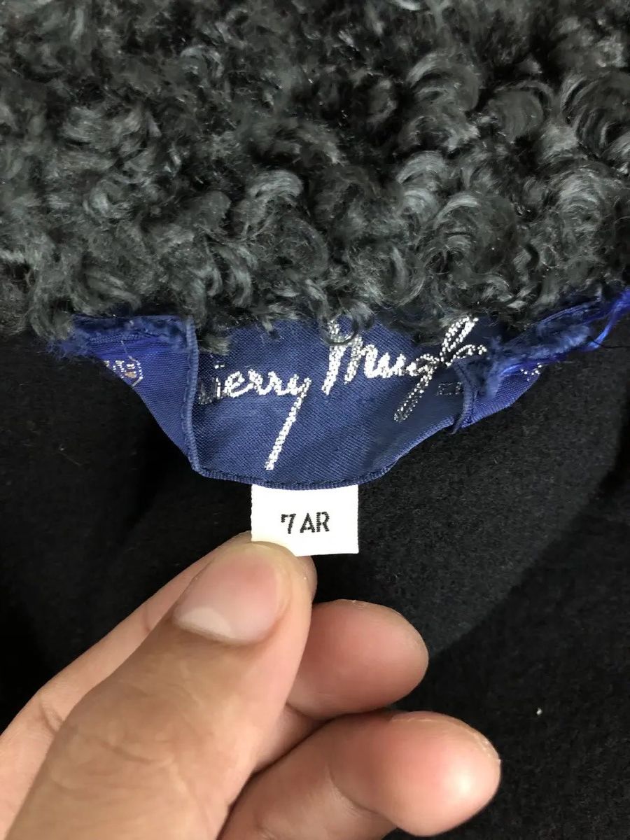 Mugler × Thierry Mugler × Vintage RARE ‼️ Thierry Mugler Cropped Wool Jacket Size US M / EU 48-50 / 2 - 4 Thumbnail