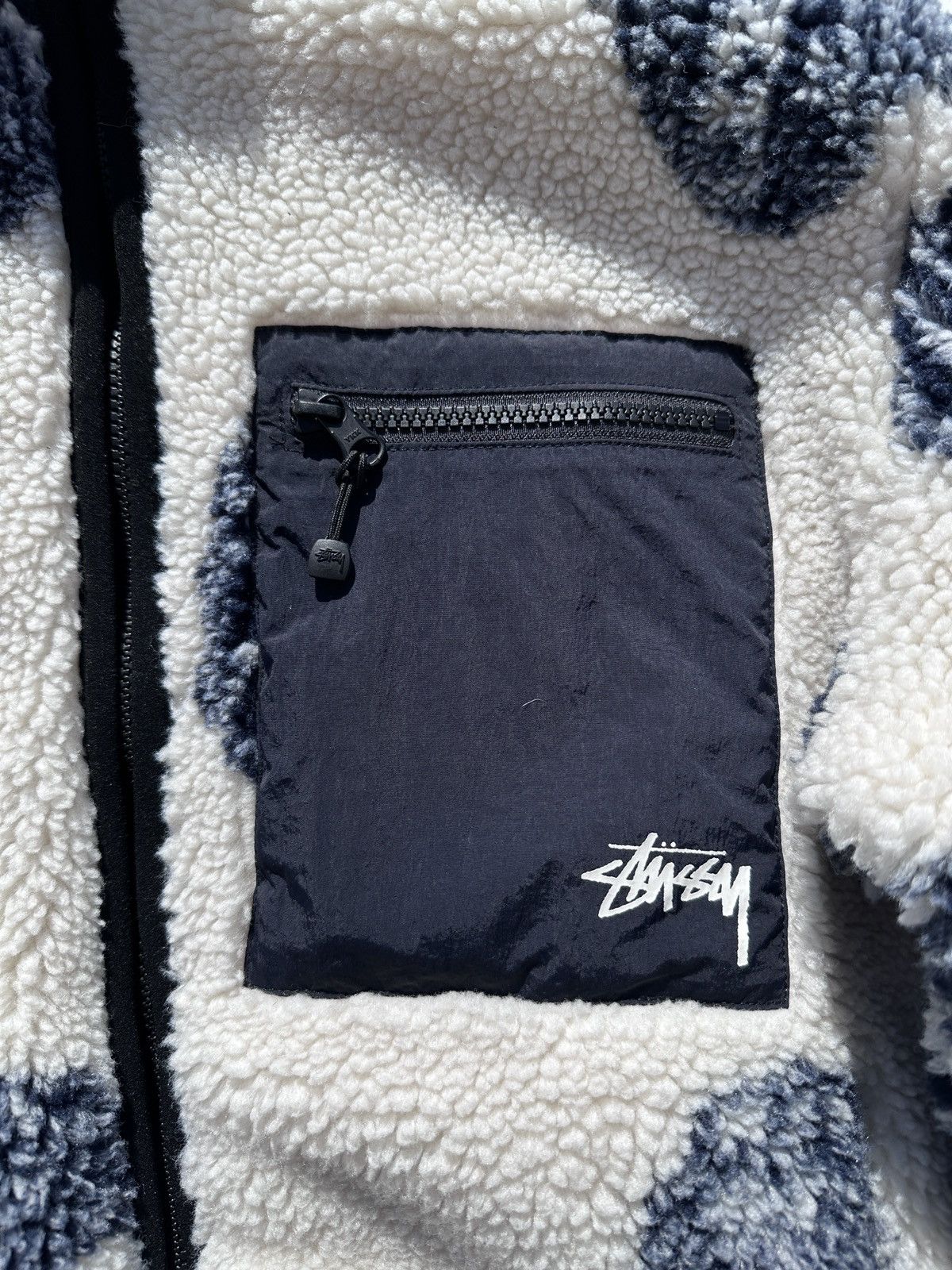 Stussy Stussy Mask Sherpa Jacket Size US L / EU 52-54 / 3 - 3 Thumbnail