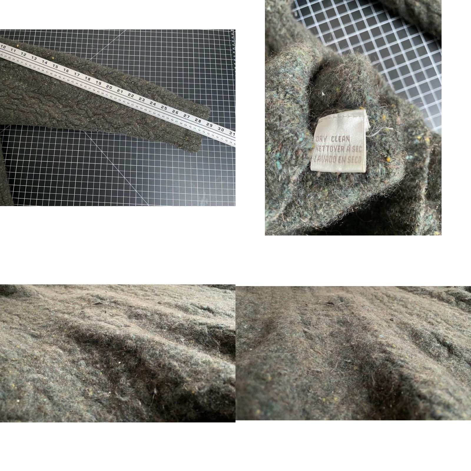 Jones New York VINTAGE Jones New York Cardigan Sweater Women Large Olive Green Wool Mohair Elongated Cable Knit V-Neck Button Front 90s Preppy Heavyweight Casual Size L / US 10 / IT 46 - 8 Thumbnail
