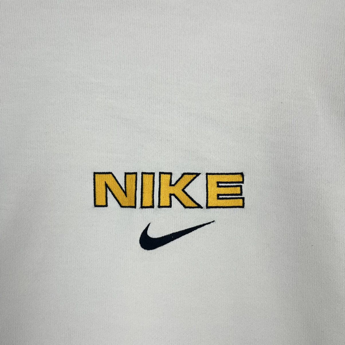 Nike × Vintage ⭐️VINTAGE⭐️ Nike 90s Sport White centre logo Sweatshirt Size US M / EU 48-50 / 2 - 2 Thumbnail