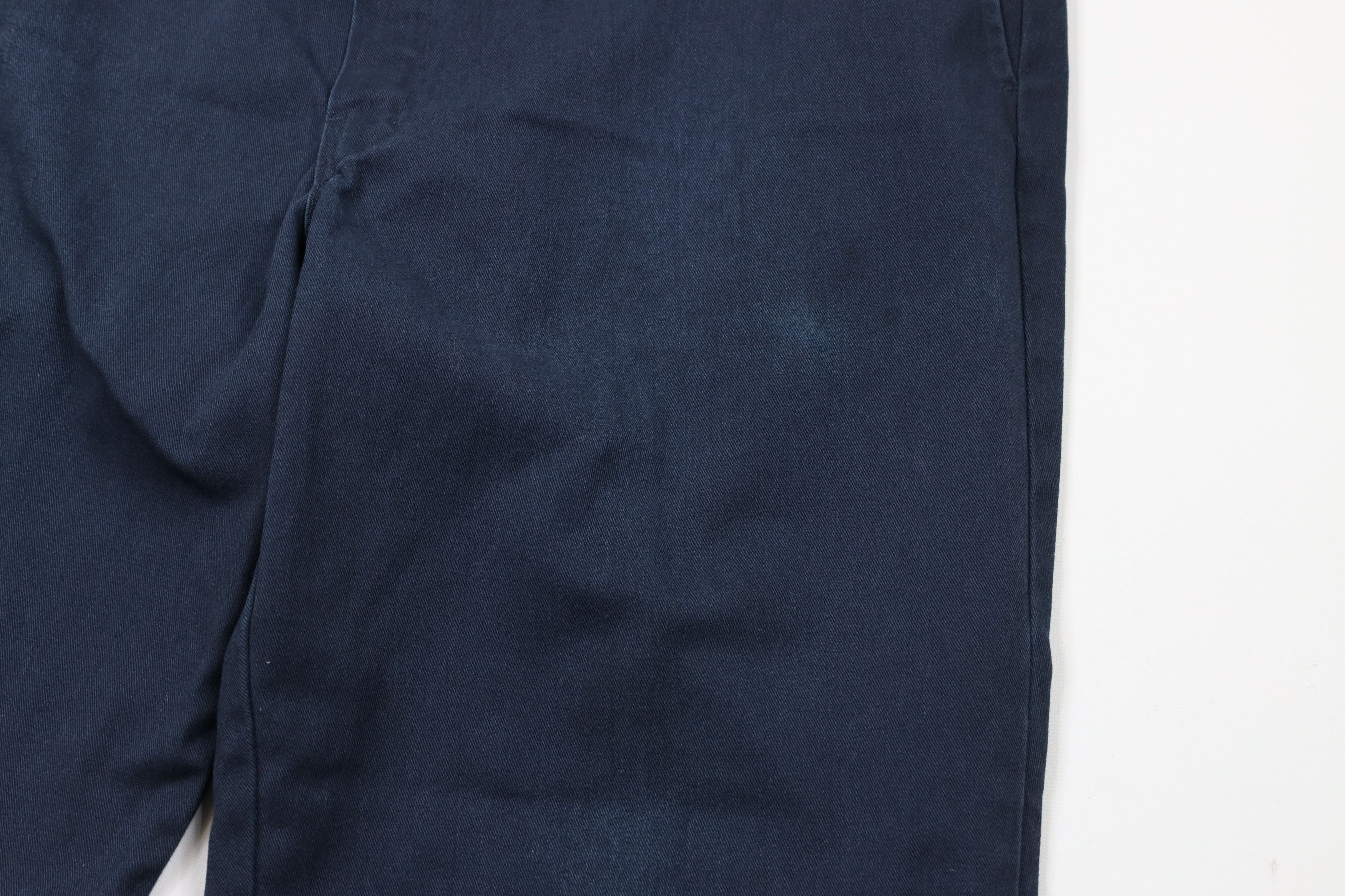 Dickies × Vintage Vintage Dickies Out Wide Leg Mechanic Work Pants Navy Blue Size US 38 / EU 54 - 5 Thumbnail