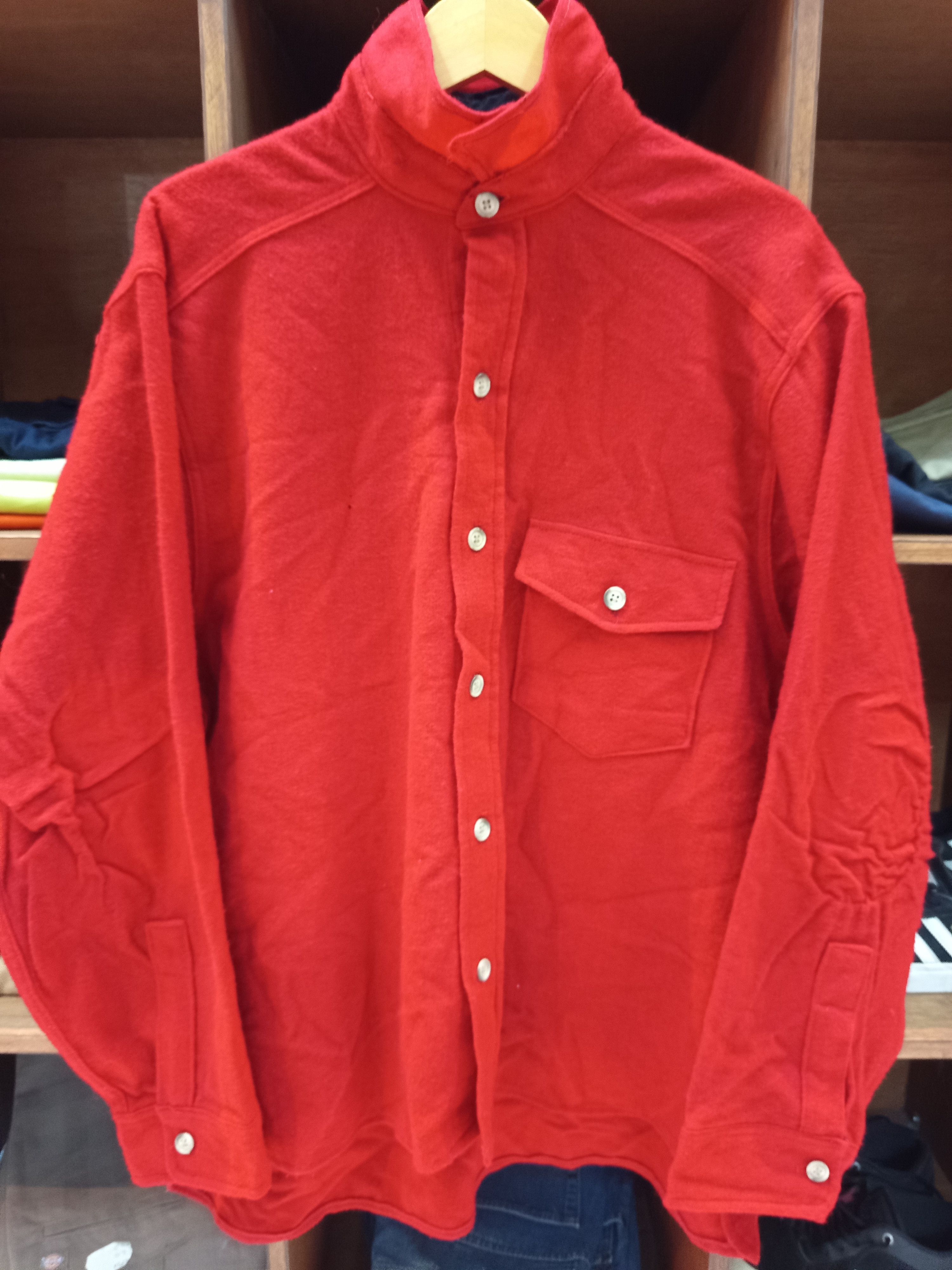 Vintage 1980s Woolrich Wool Shirt Jacket Size US L / EU 52-54 / 3 - 4 Thumbnail