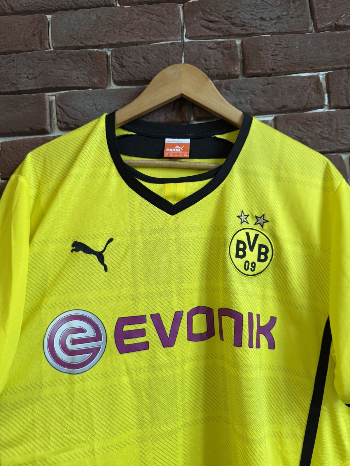 Puma Vintage 00s Puma Borussia Dortmund BVB S Football Kit Jersey Size US XXL / EU 58 / 5 - 3 Thumbnail
