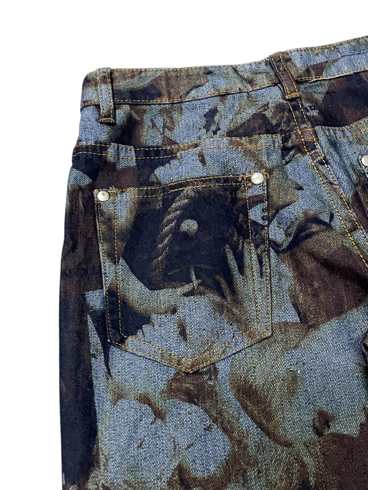 Hysteric Glamour × Japanese Brand × Renoma Kit Corporatica Japan Bruce Weber Photography Flare Jeans Size 26" / US 2 / IT 38 - 17 Thumbnail